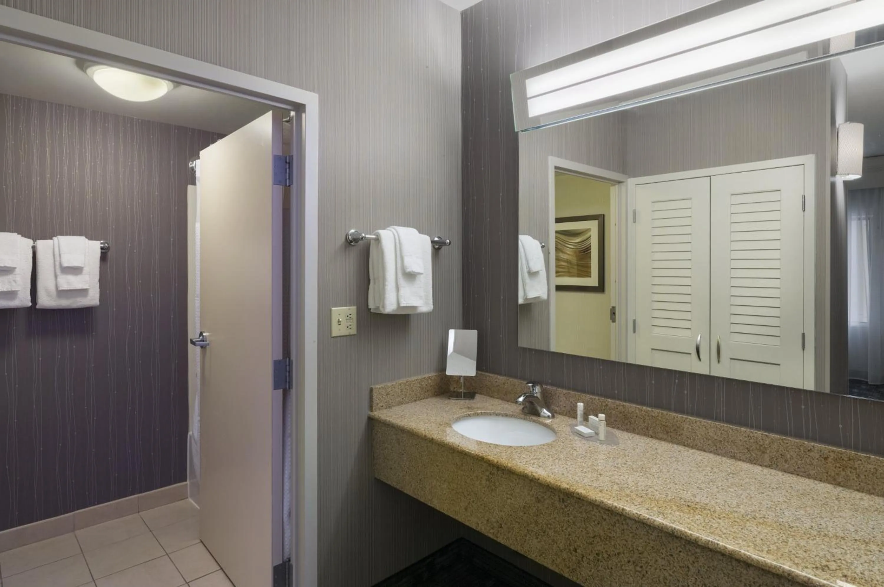 Bathroom in Courtyard by Marriott Scranton Montage Mountain