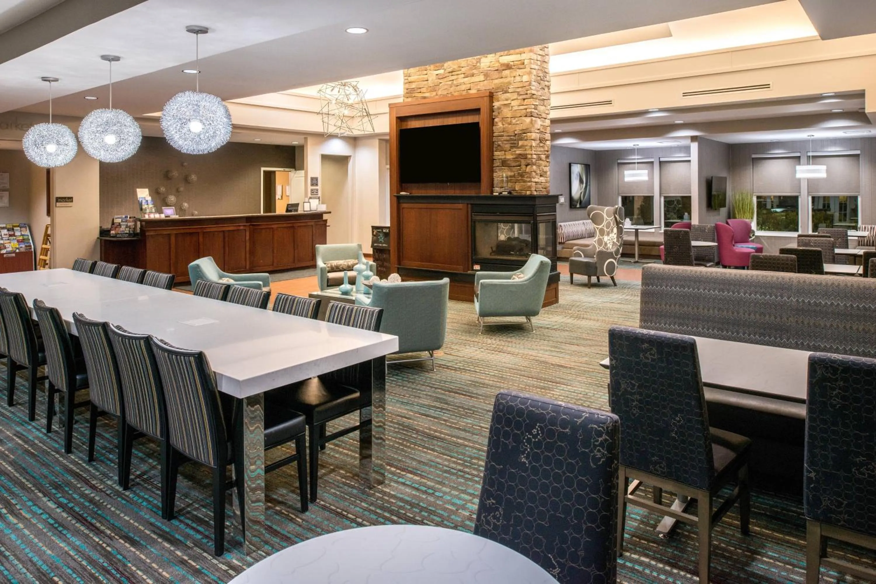 Lobby or reception in Residence Inn Waynesboro