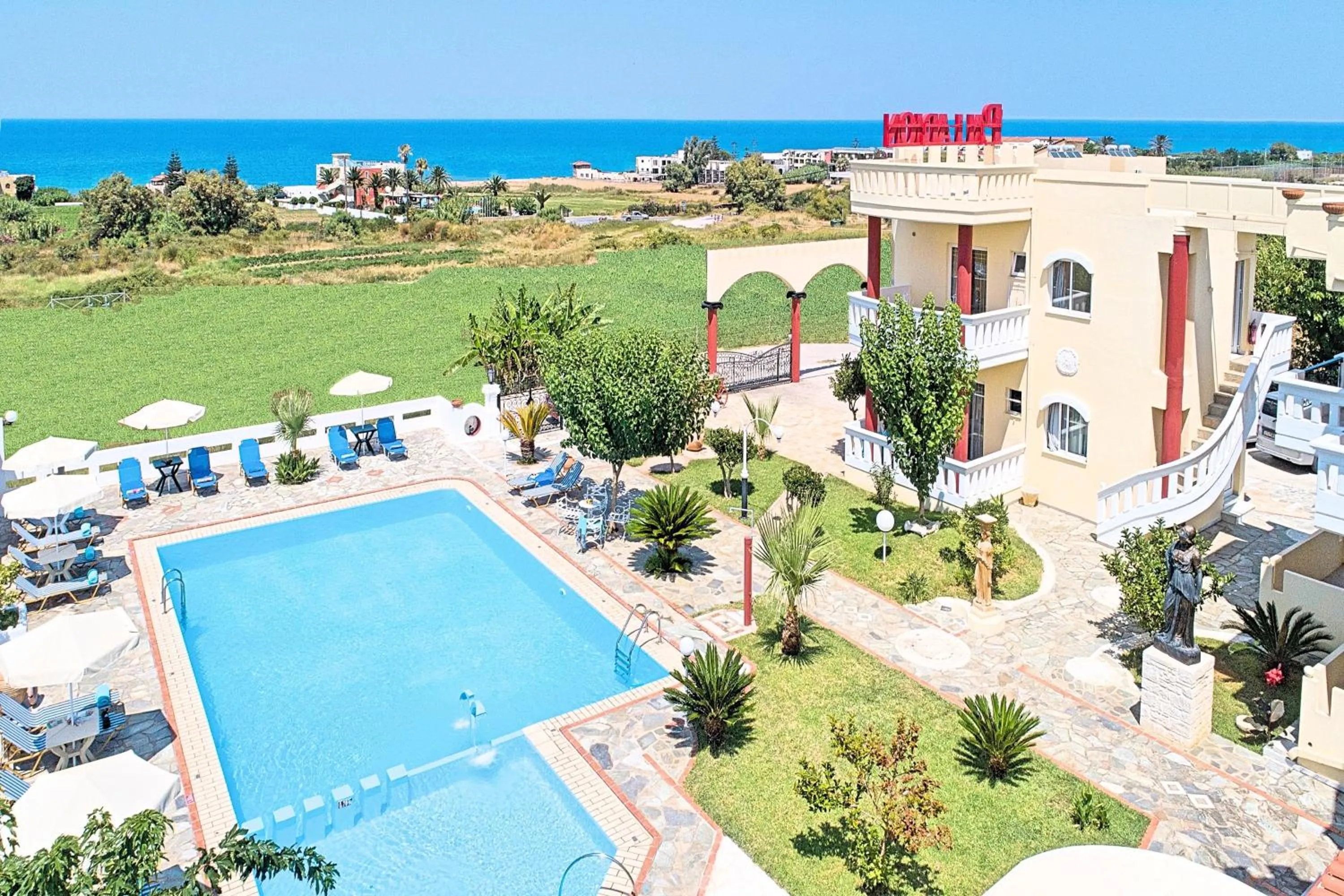 Bird's eye view in Palladion Hotel