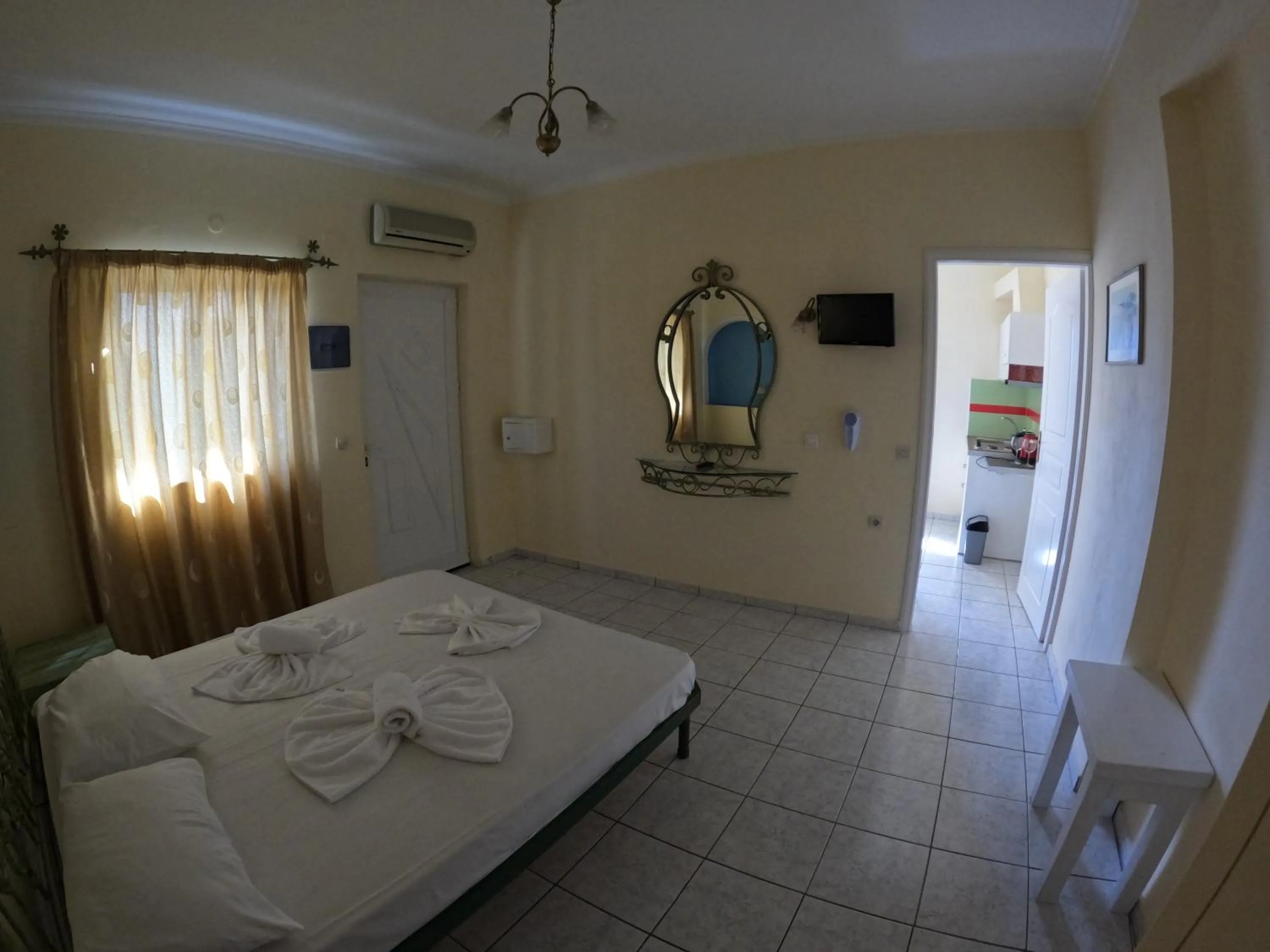 Bed in Palladion Hotel