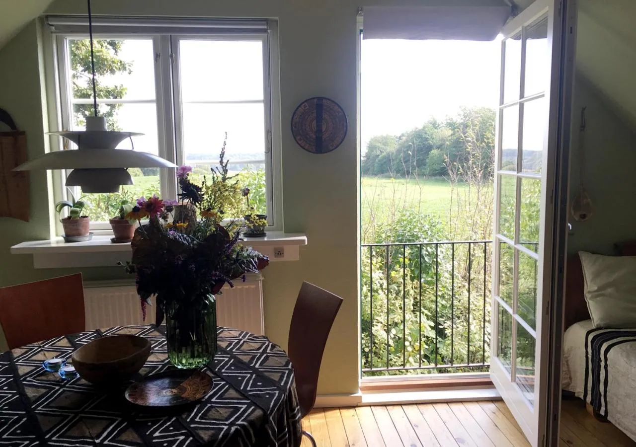 Kitchen or kitchenette in Hørhaven B&B
