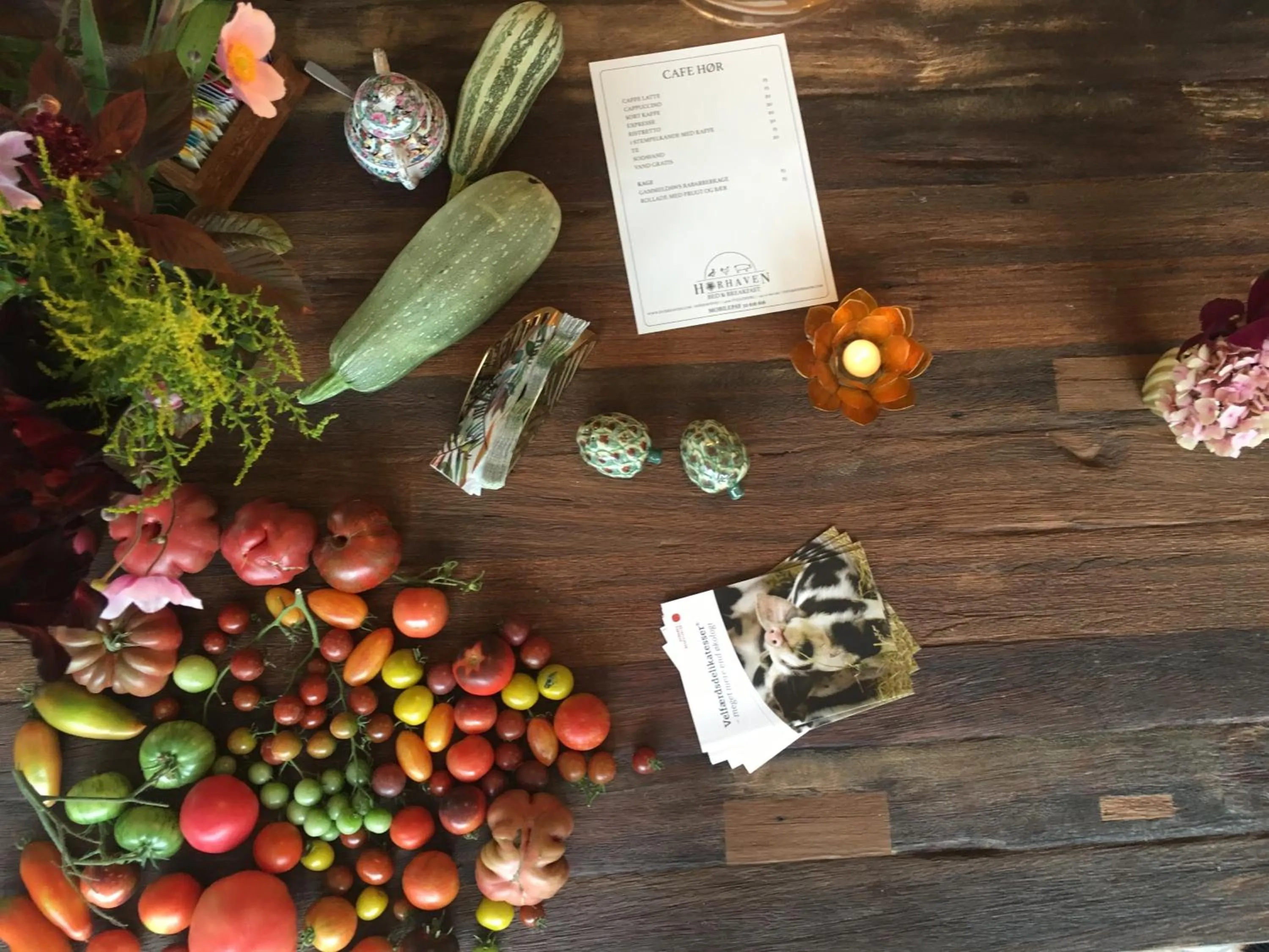 Food and drinks in Hørhaven B&B