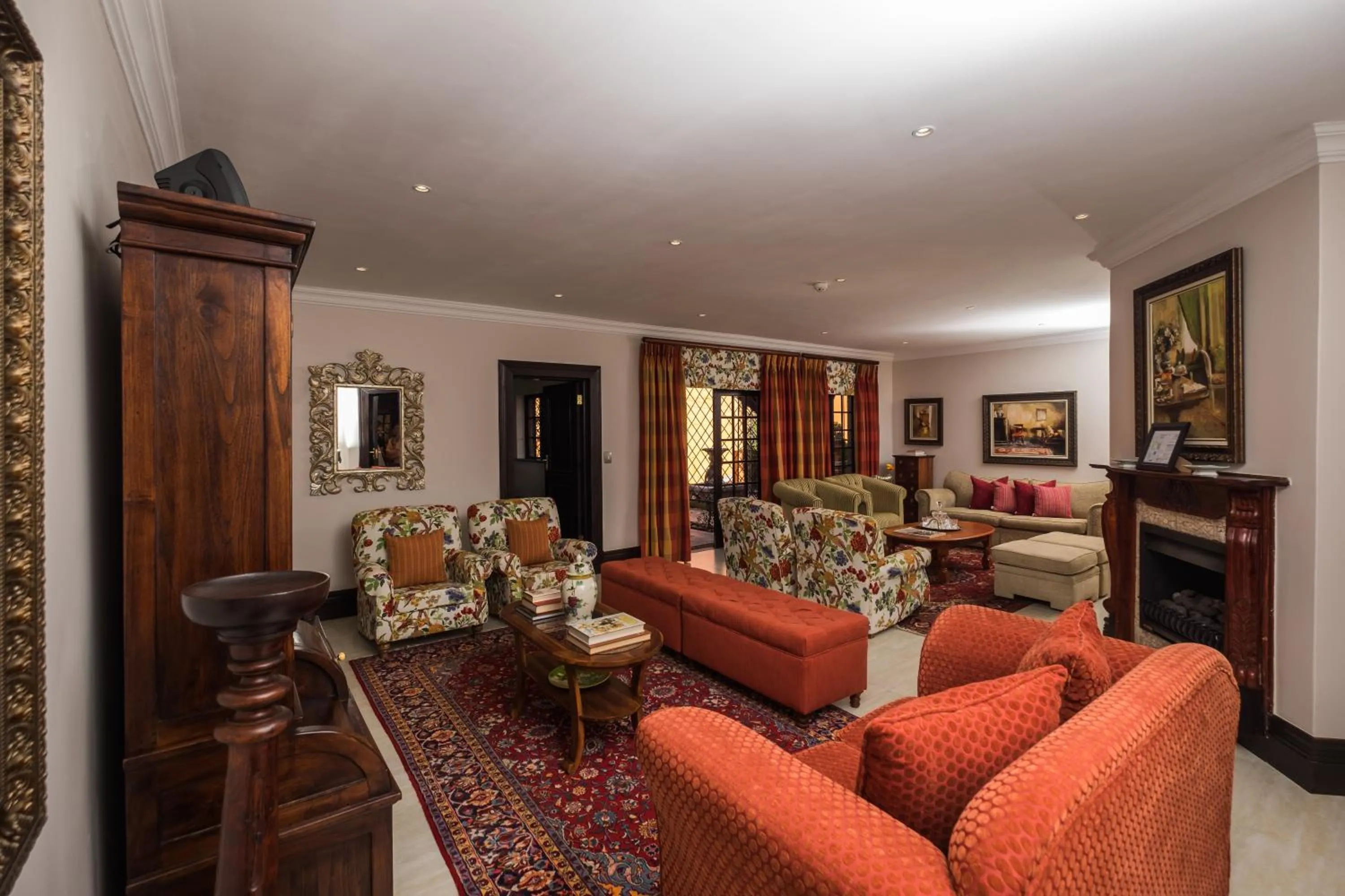 Seating area in Ivory Manor Boutique Hotel