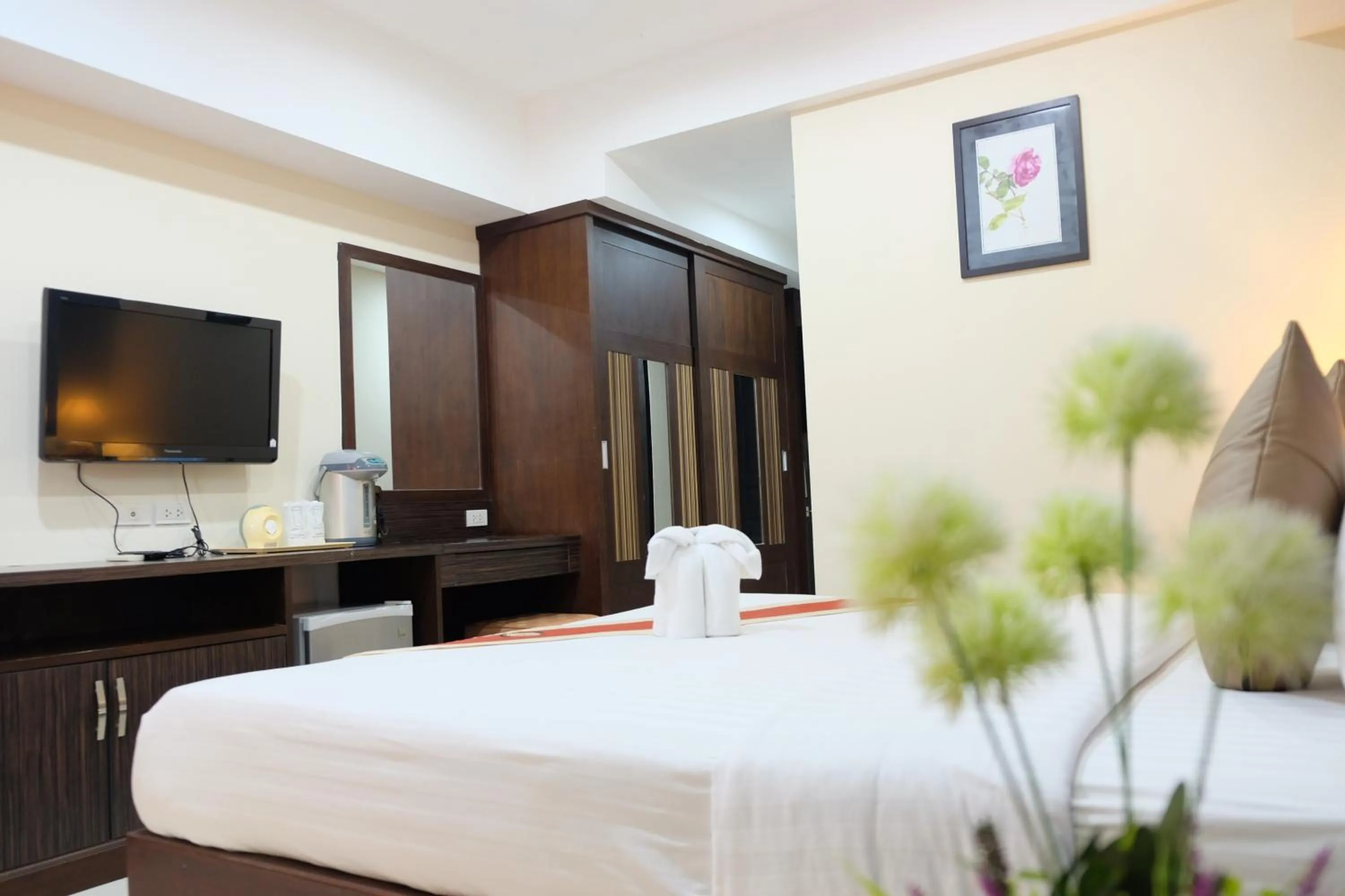 Bed in Eastpana Executive Residence 304 Prachinburi