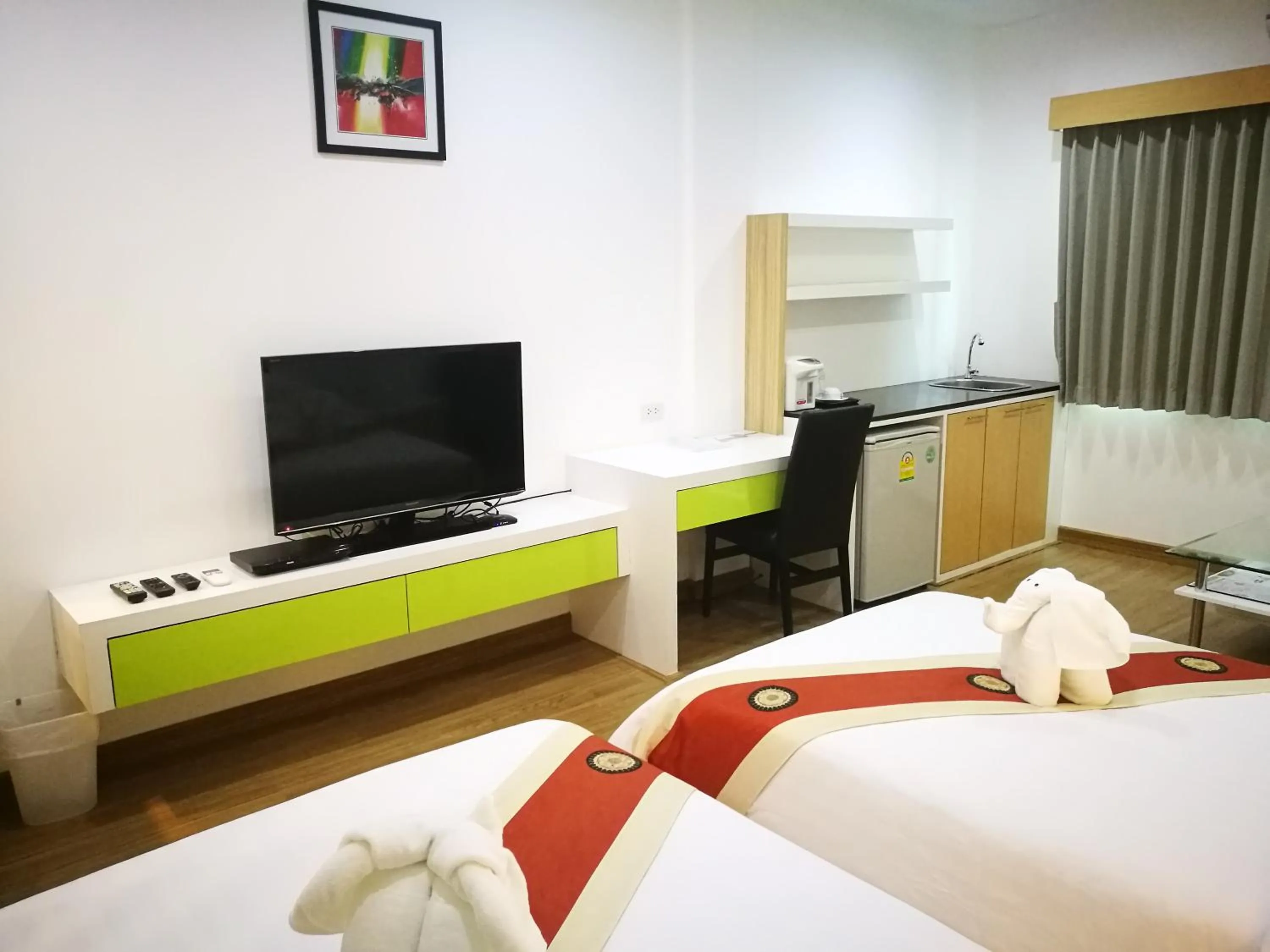 Bed in Eastpana Executive Residence 304 Prachinburi