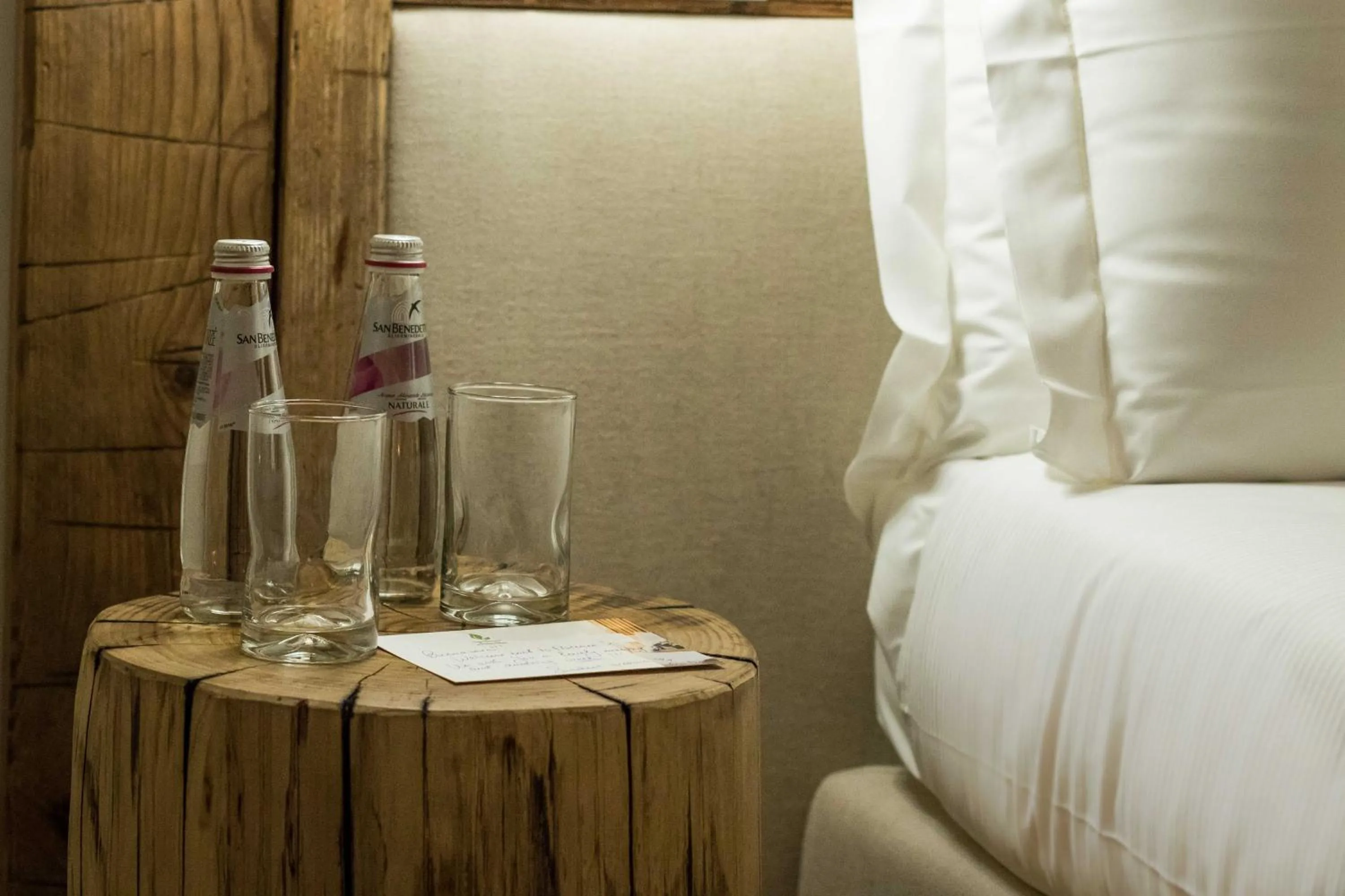 Decorative detail, Bed in Eco Urban B&B