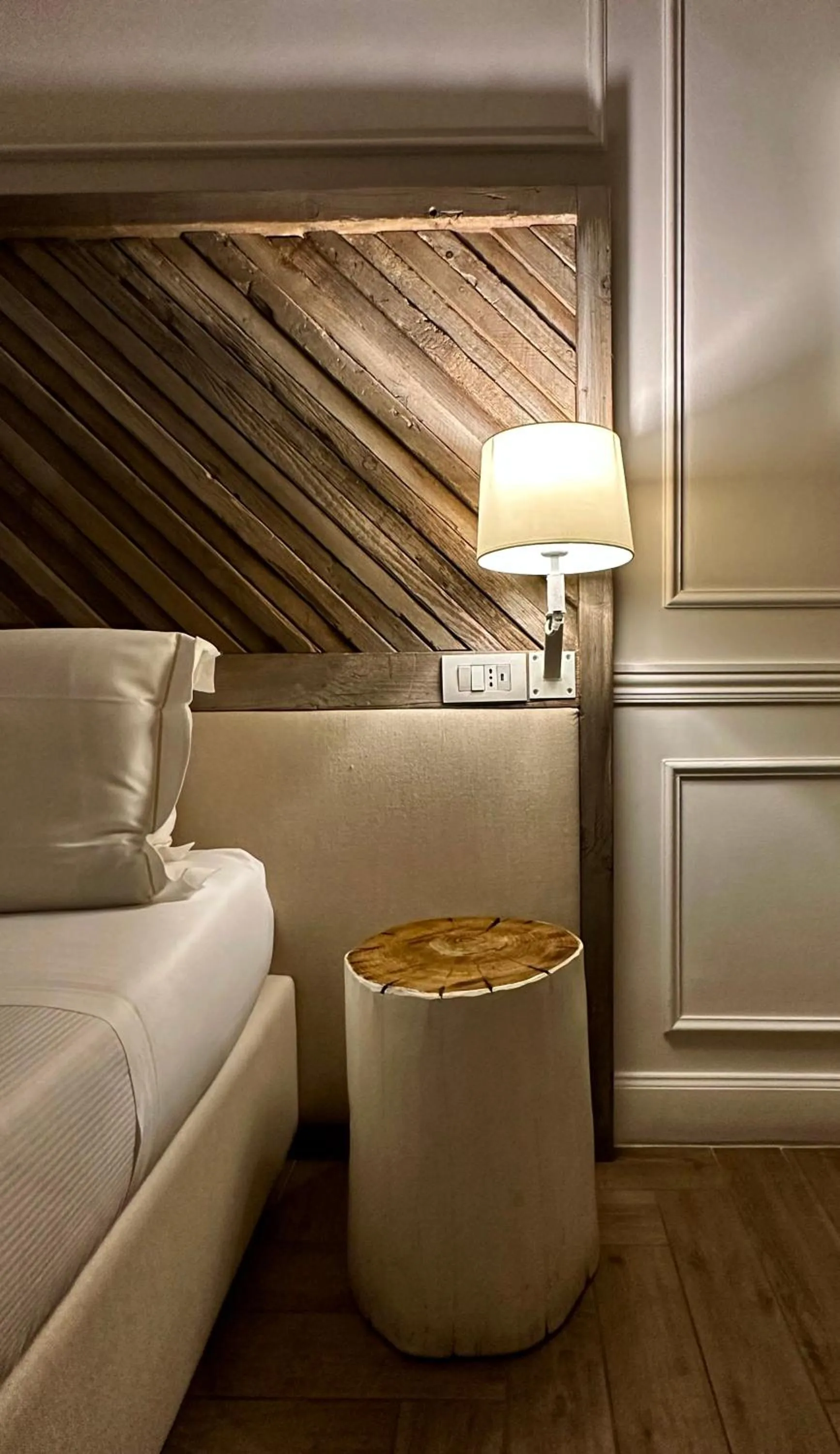 Decorative detail, Bed in Eco Urban B&B