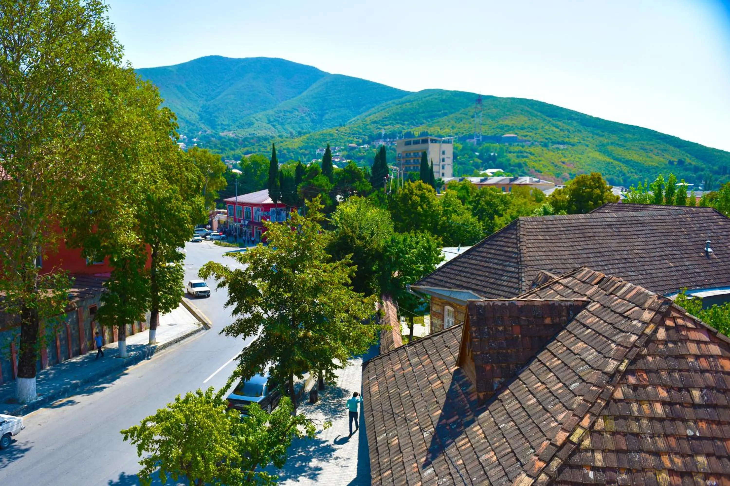 Mountain view in Yaffle Inn Shaki Boutique Hotel