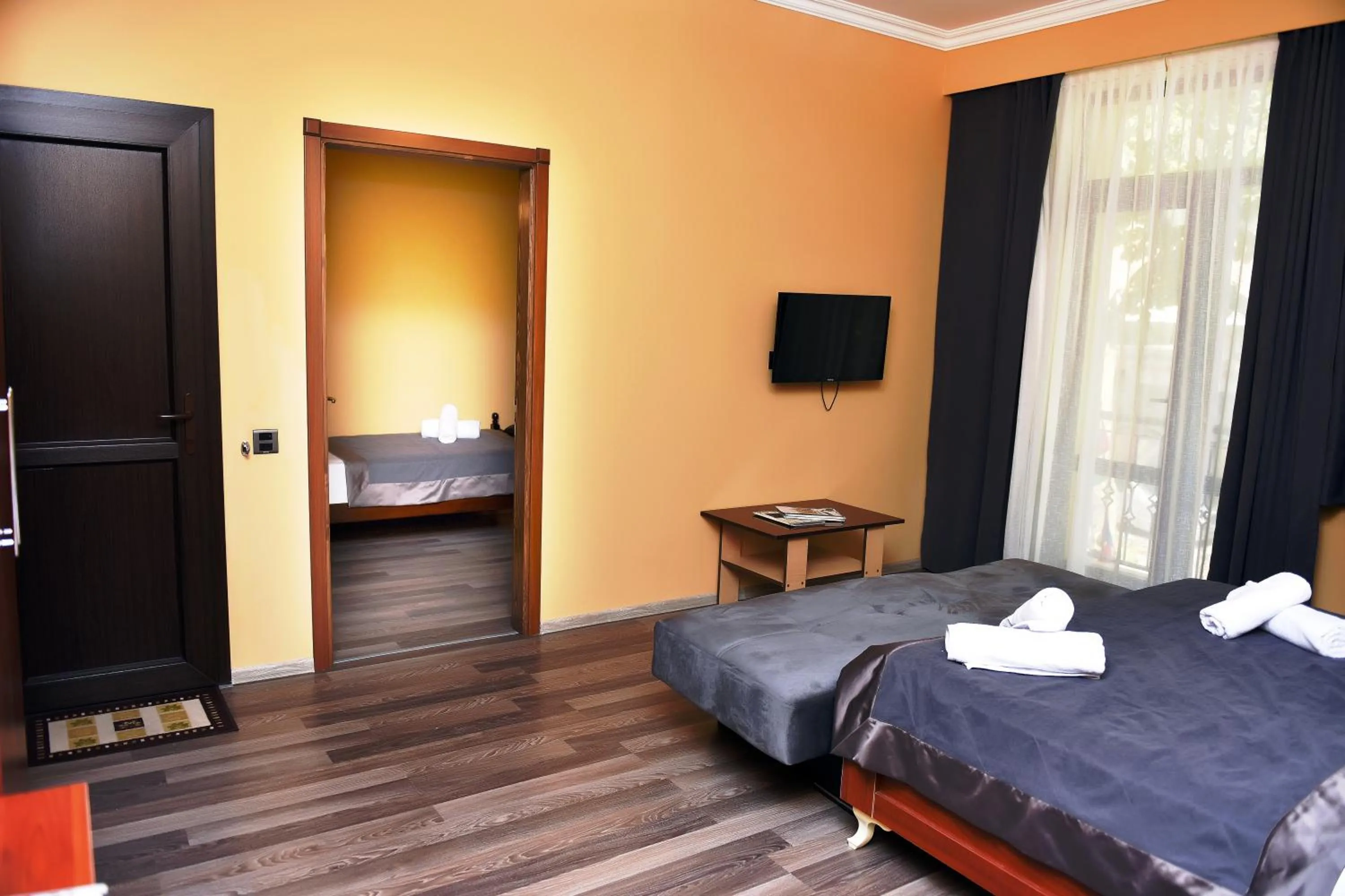 Bedroom, Bed in Yaffle Inn Shaki Boutique Hotel