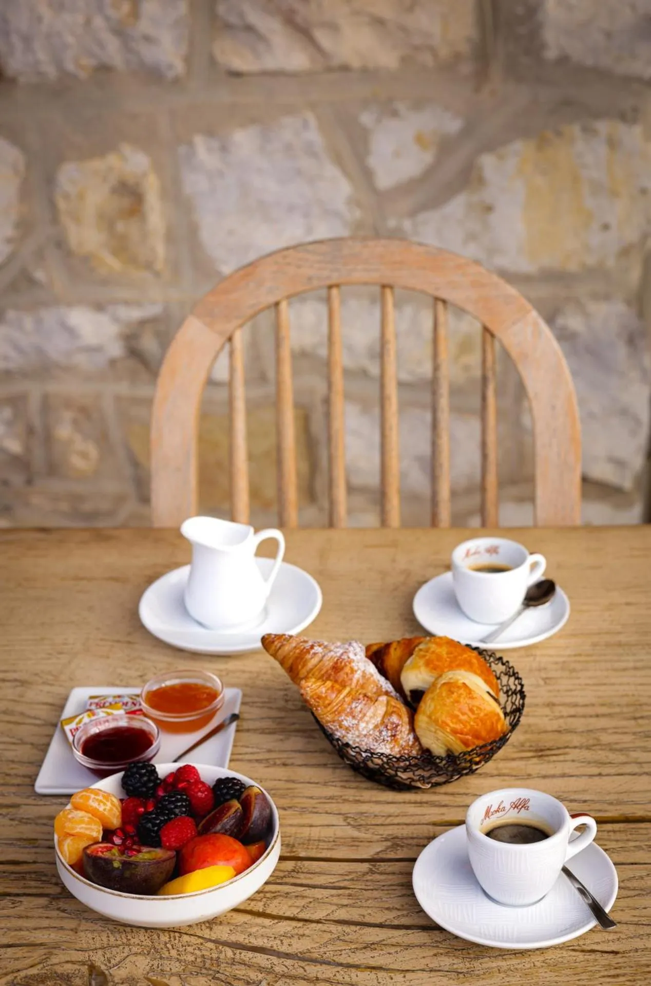 Breakfast in Hôtel Eze Hermitage