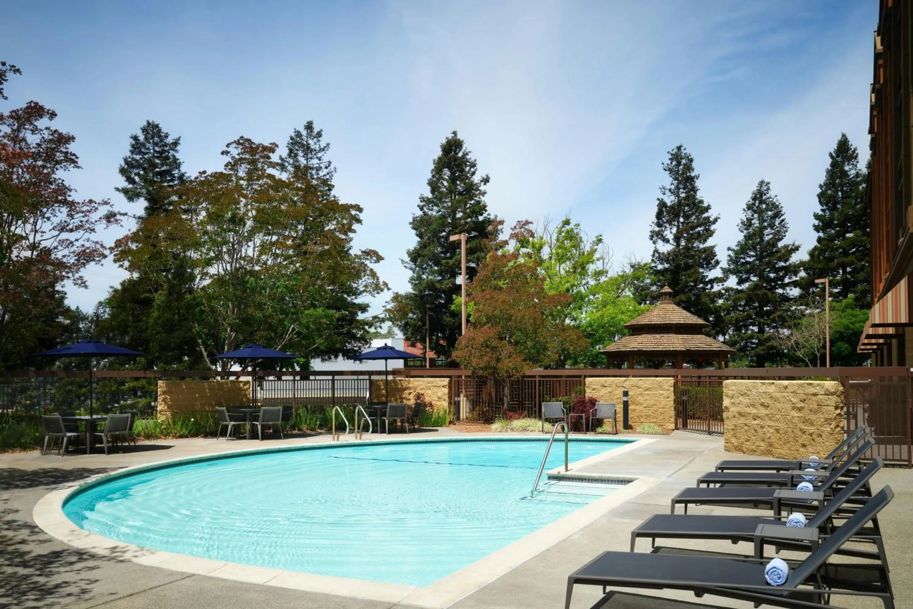 Swimming pool in Courtyard by Marriott Santa Rosa