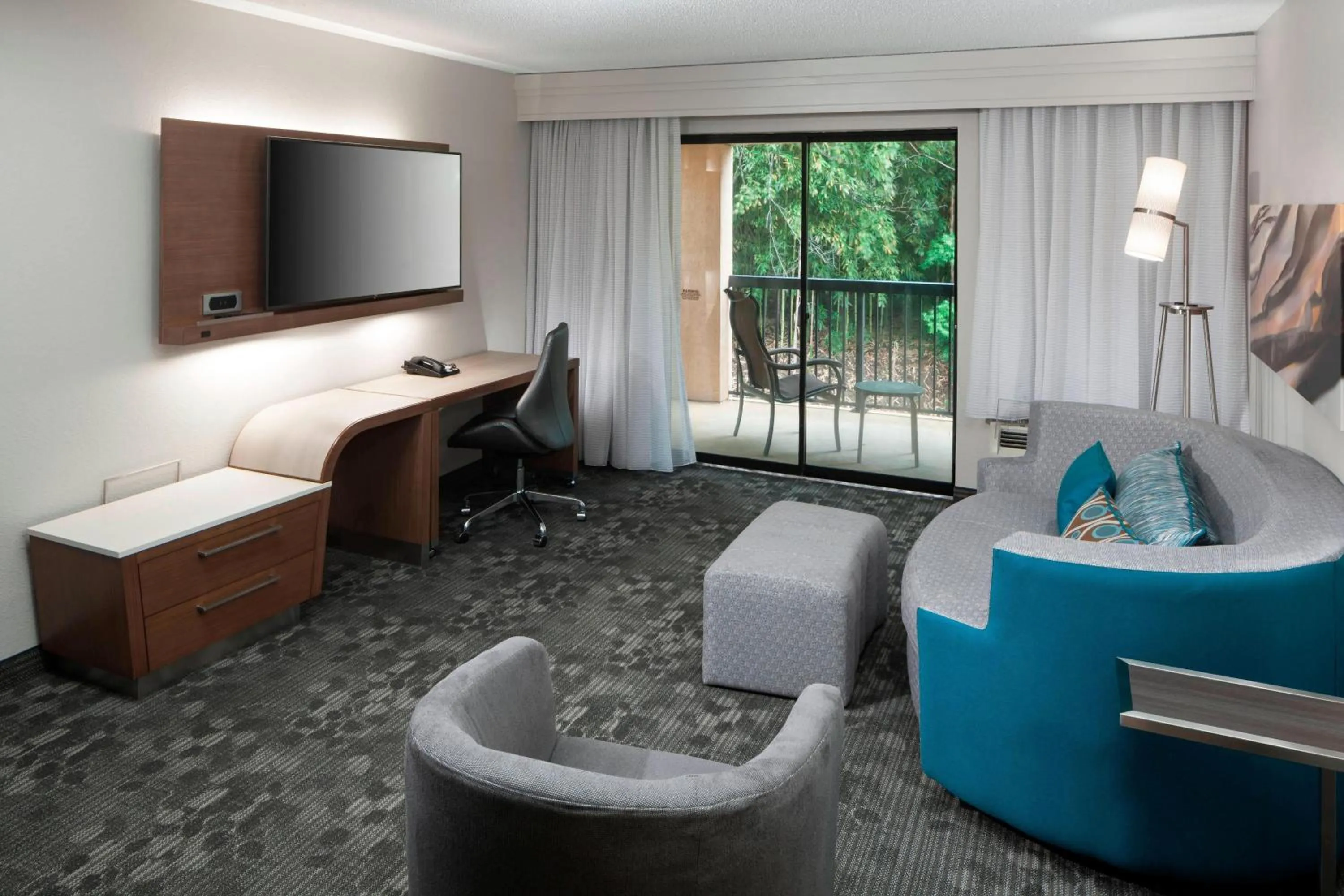 Living room in Courtyard Tuscaloosa