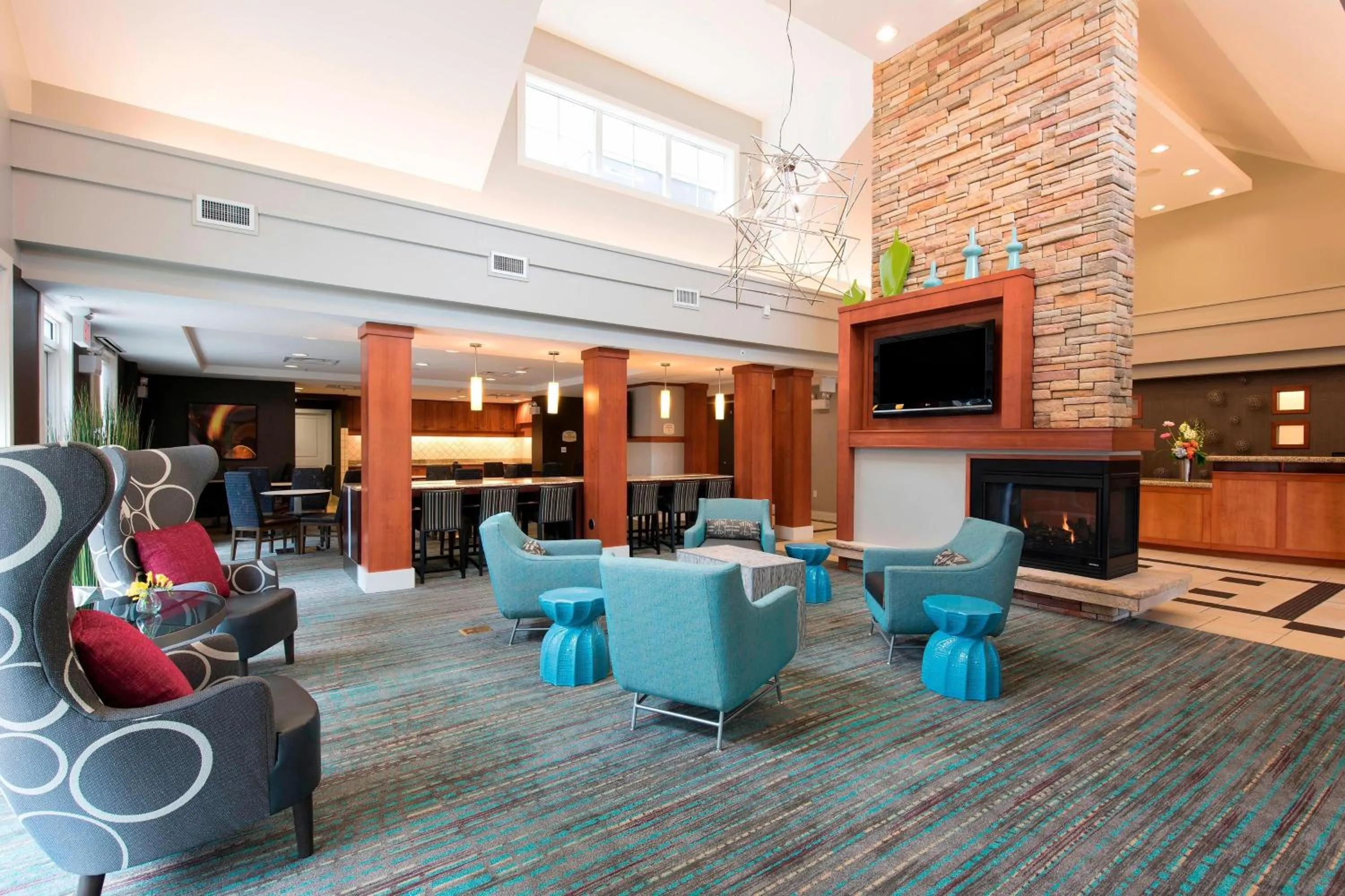 Lobby or reception in Residence Inn Toledo Maumee