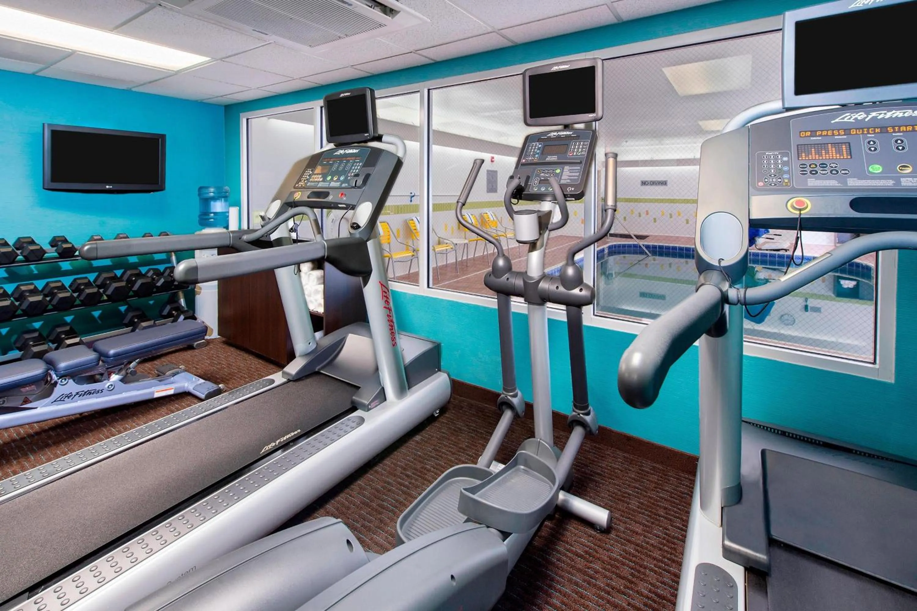 Fitness centre/facilities in Fairfield Inn Tuscaloosa