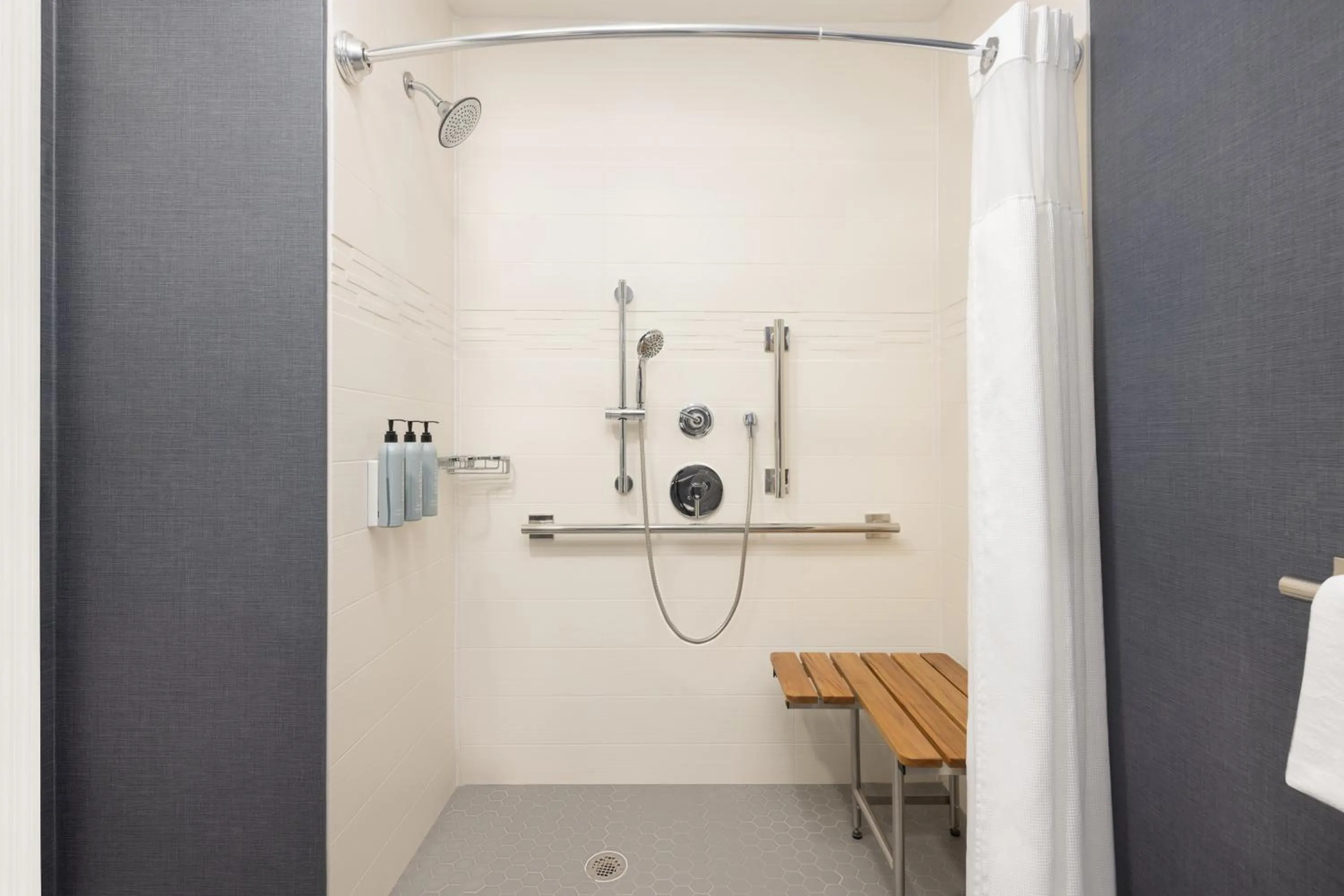 Shower in Residence Inn Tampa Suncoast Parkway at NorthPointe Village