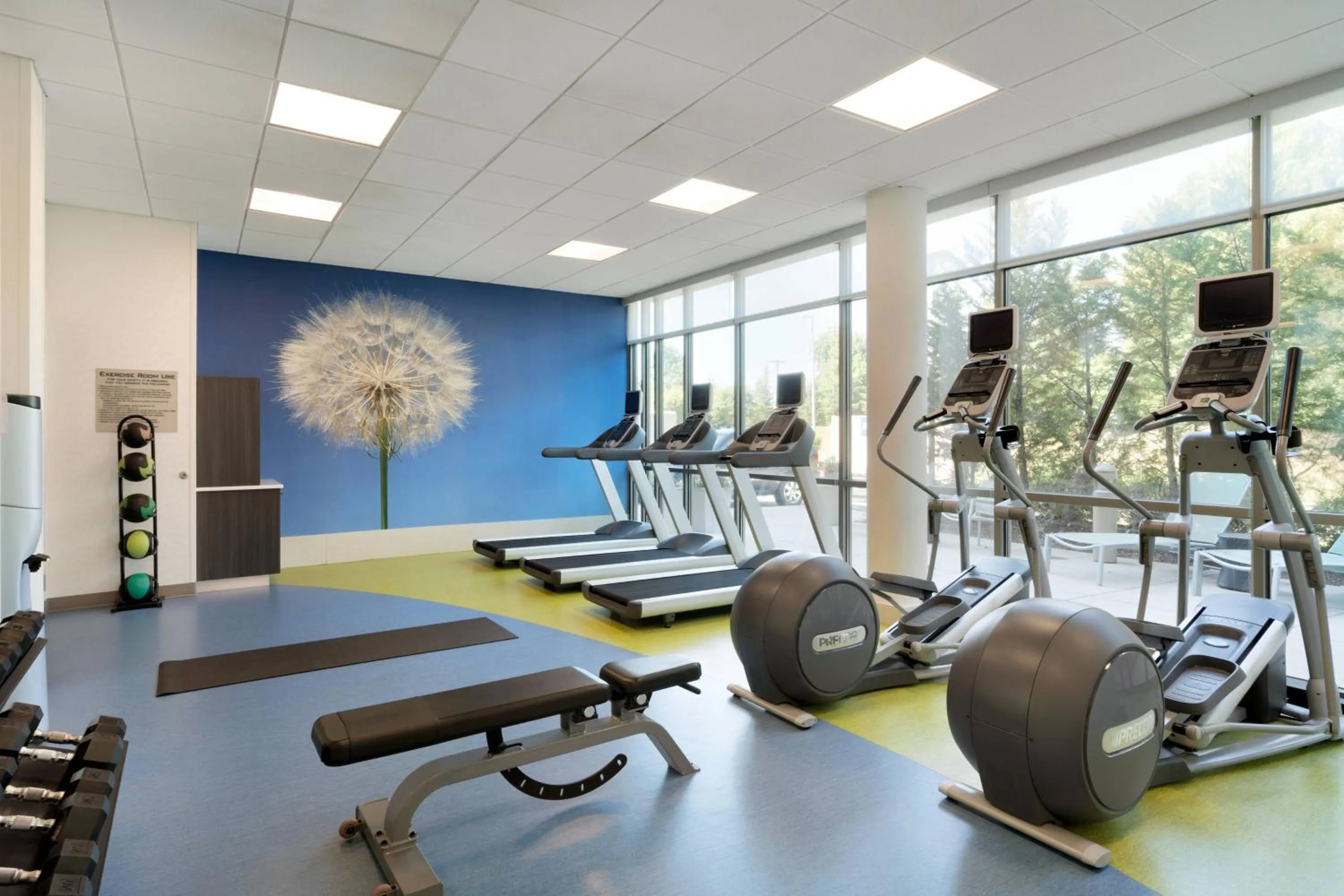 Fitness centre/facilities in SpringHill Suites Ewing Township Princeton South