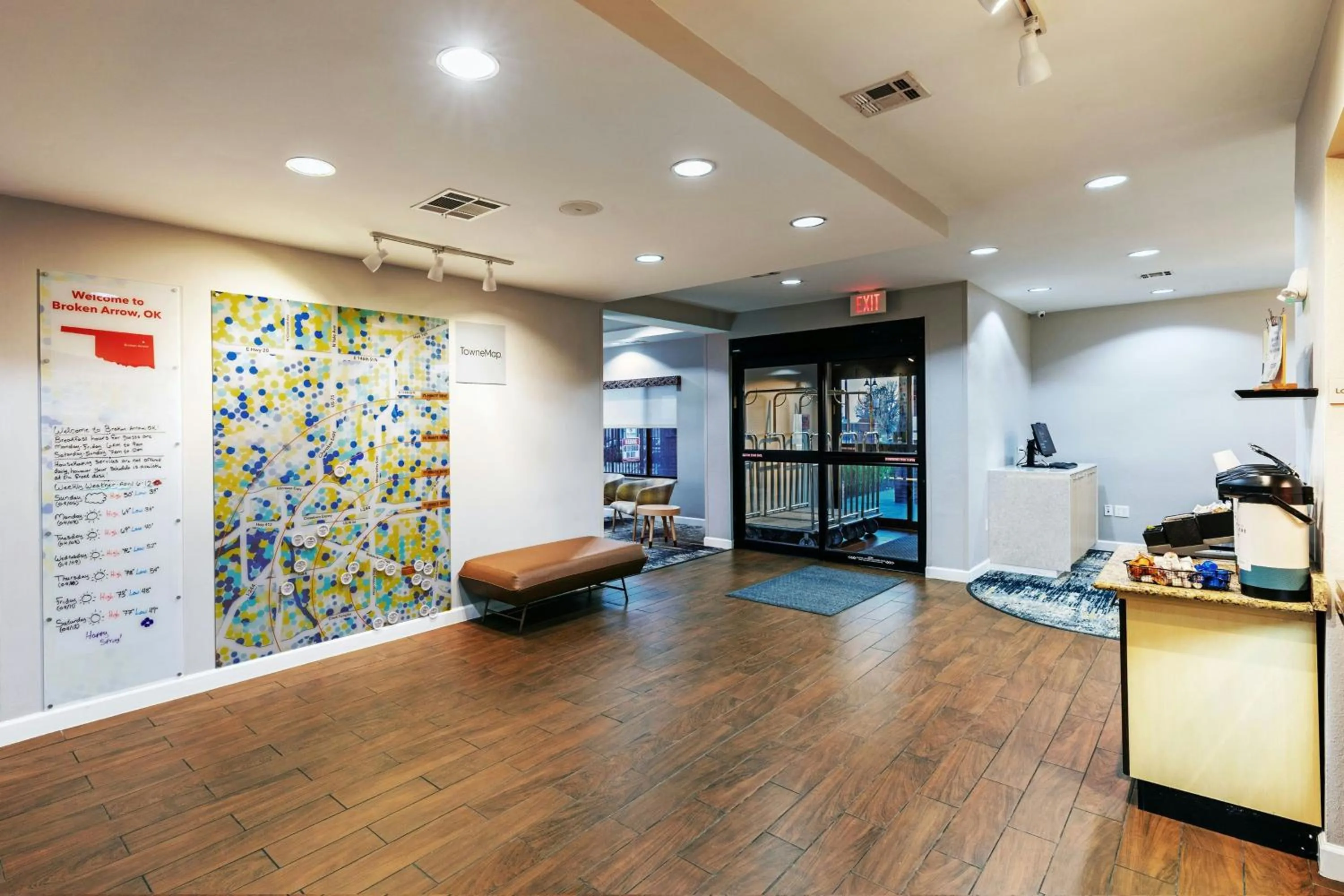 Lobby or reception in TownePlace Suites by Marriott Tulsa Broken Arrow