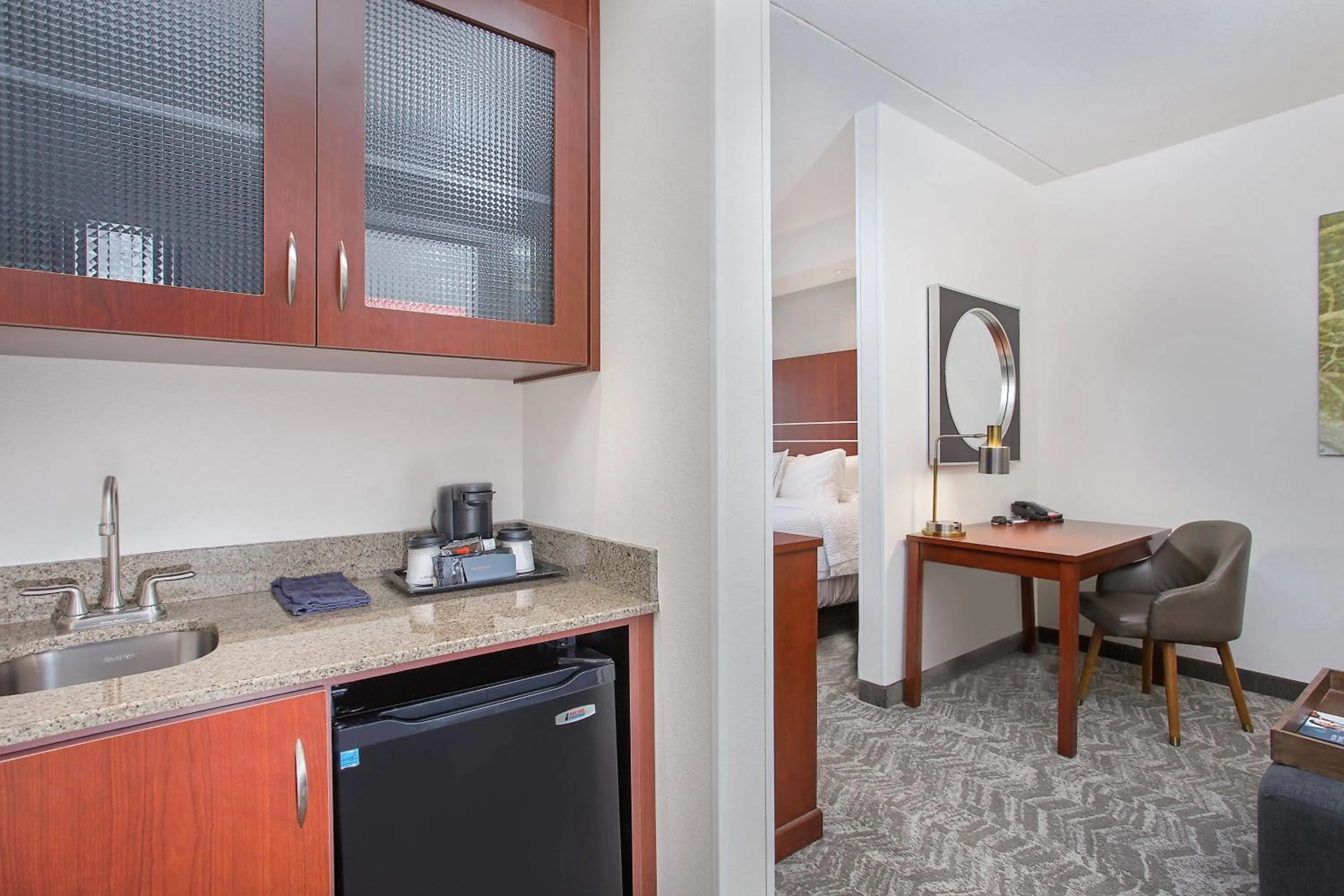 Kitchen or kitchenette in SpringHill Suites Pigeon Forge