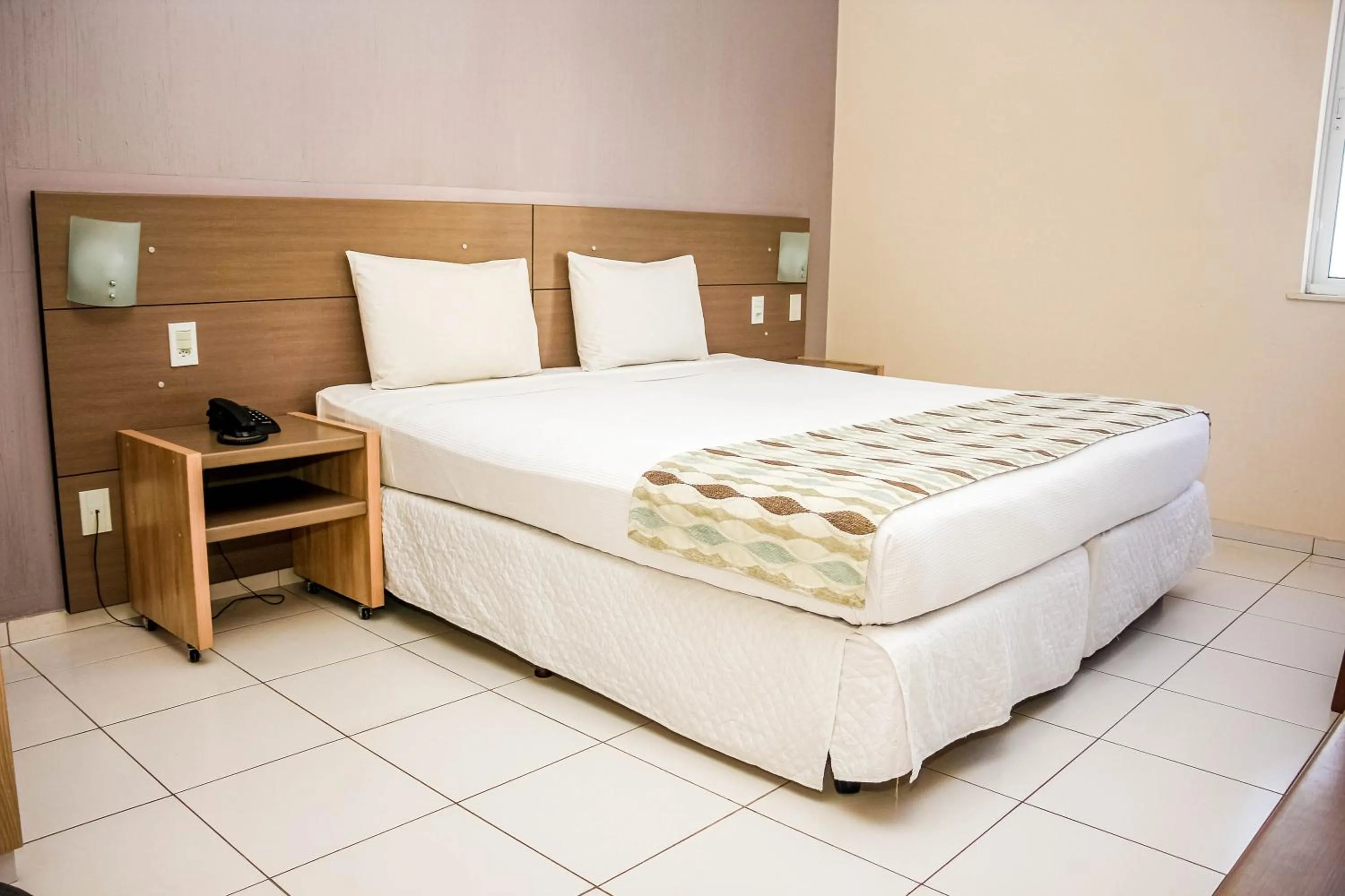 Bed in Stop Way Hotel São Luís
