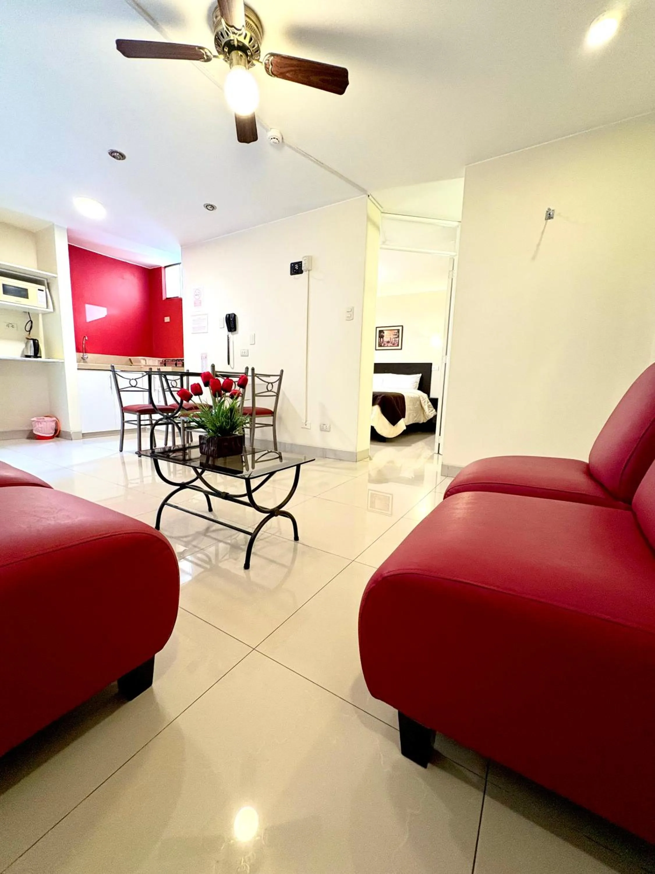 Living room in Casa Fanning Hotel