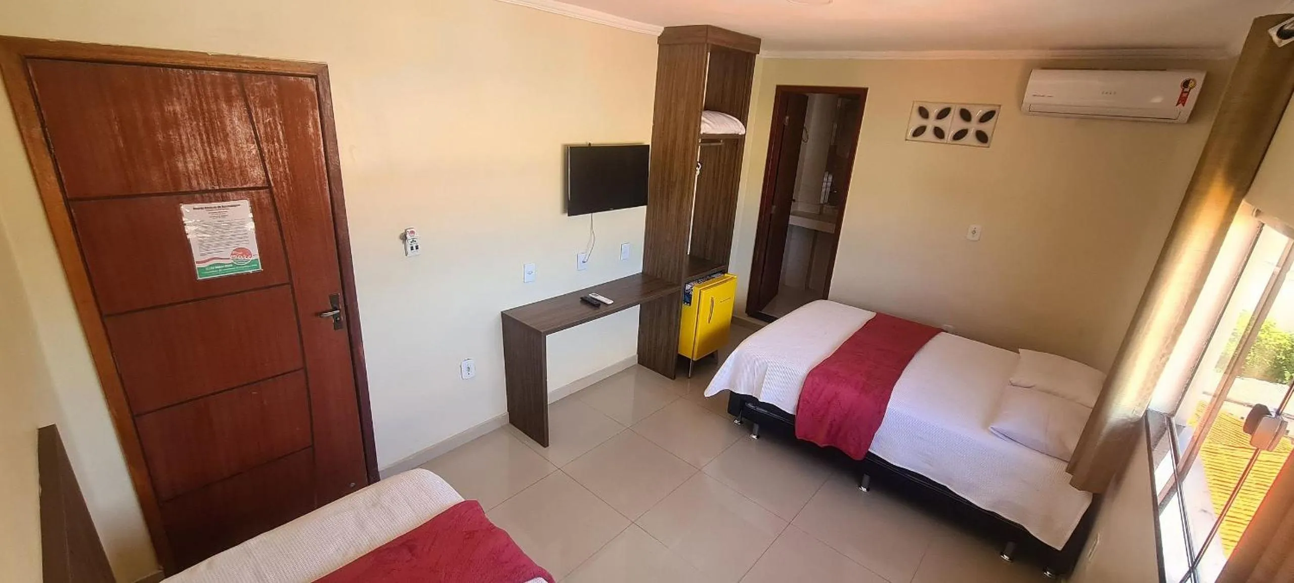 TV and multimedia, Bed in Recanto Del Mare Suítes