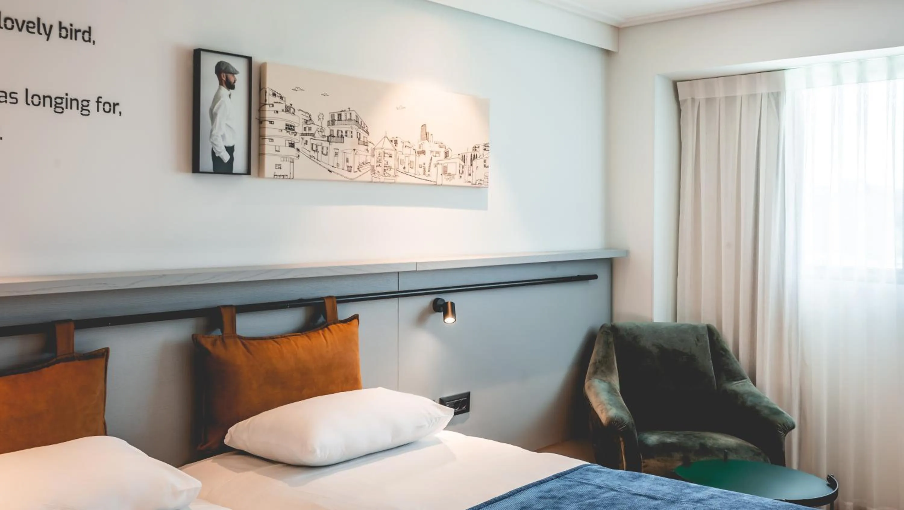 Bed in Ramada by Wyndham Ramat Gan