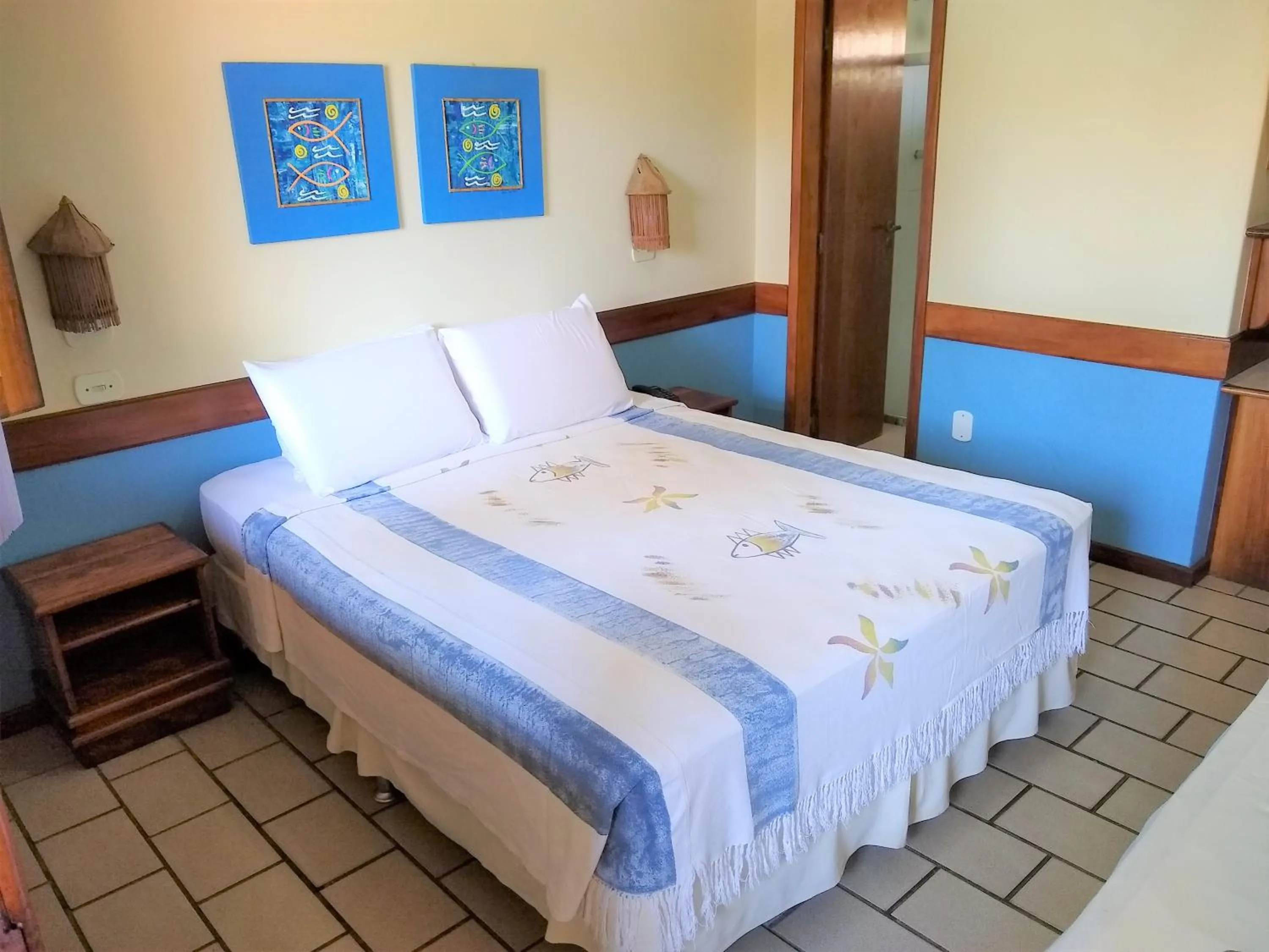 Bedroom, Bed in Pousada do Mar