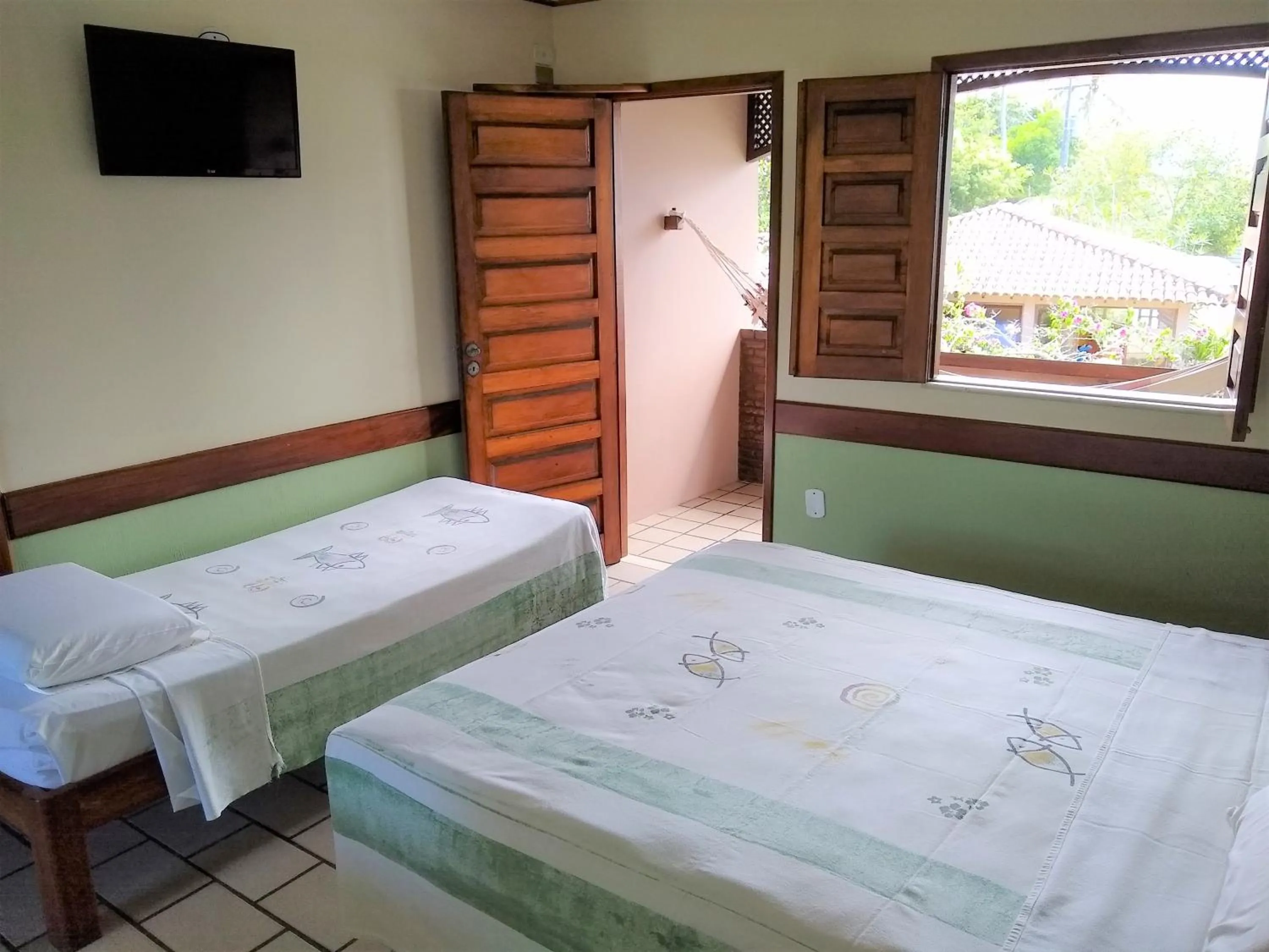 TV and multimedia, Bed in Pousada do Mar