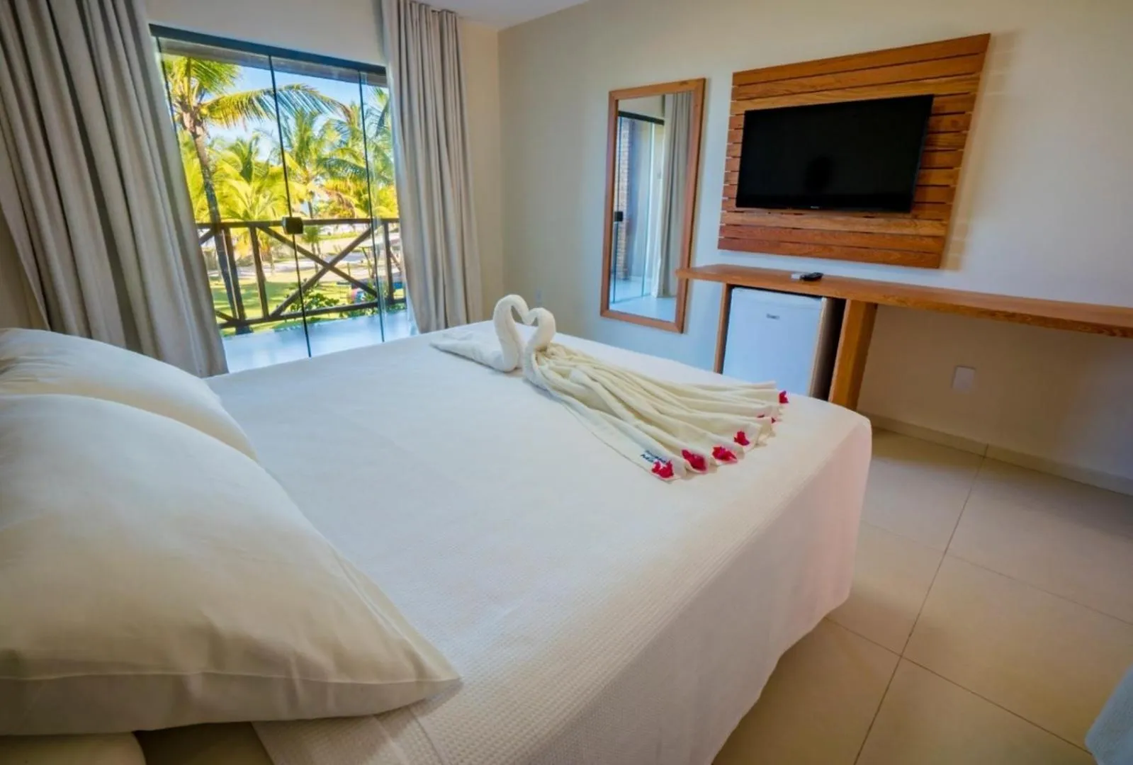 TV and multimedia, Bed in Pousada do Mar