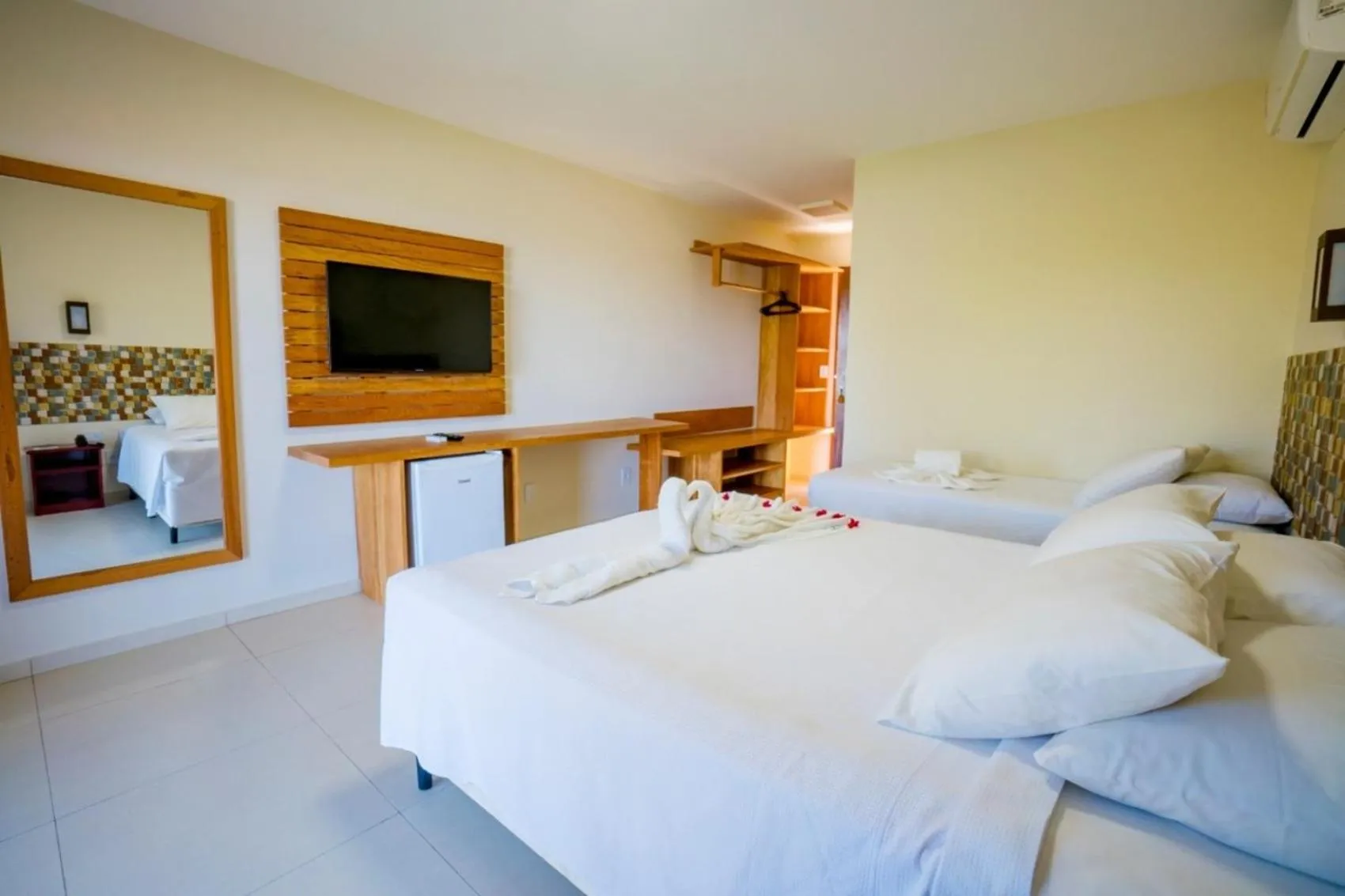 TV and multimedia, Bed in Pousada do Mar