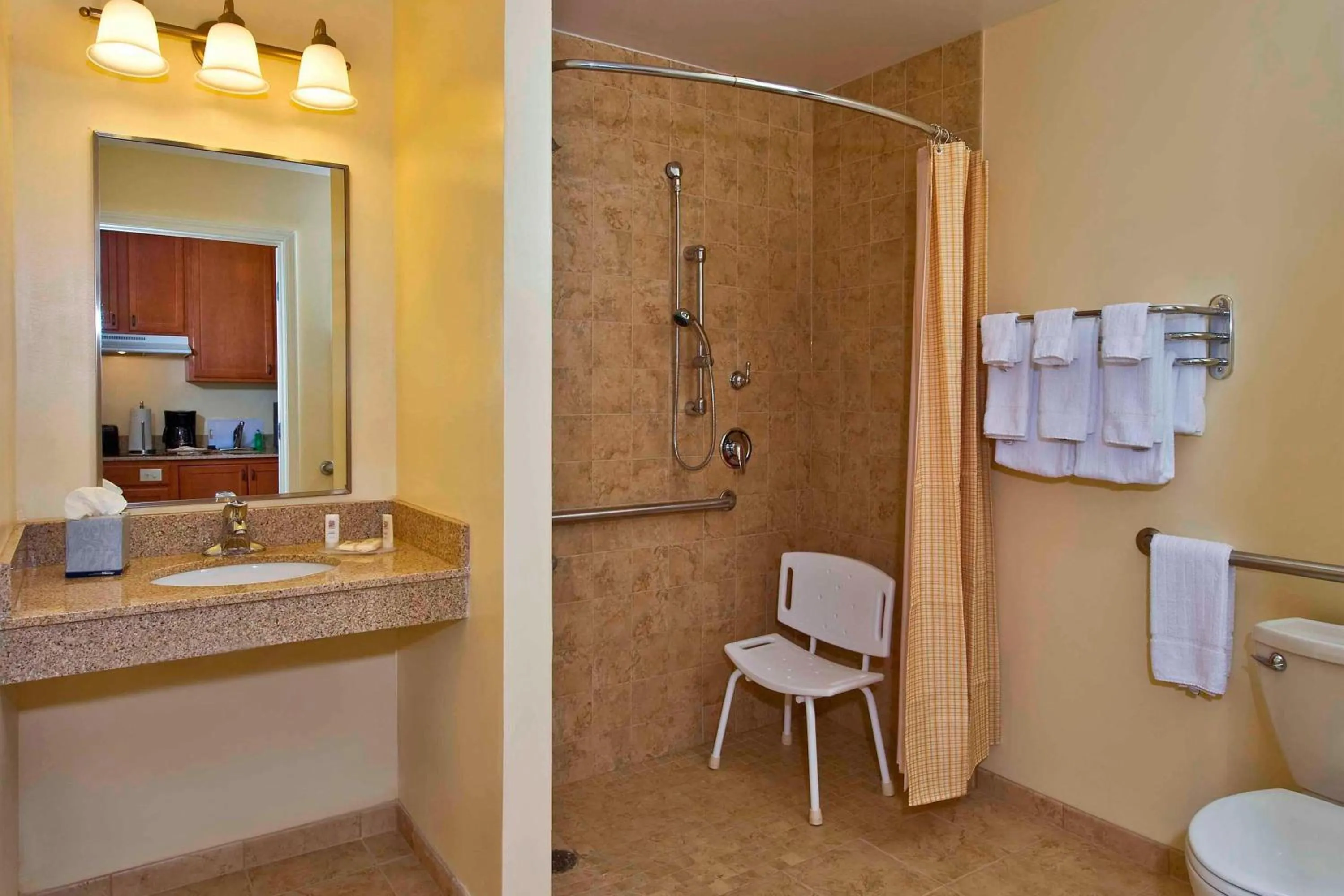 Bathroom in TownePlace Suites by Marriott Clinton at Joint Base Andrews
