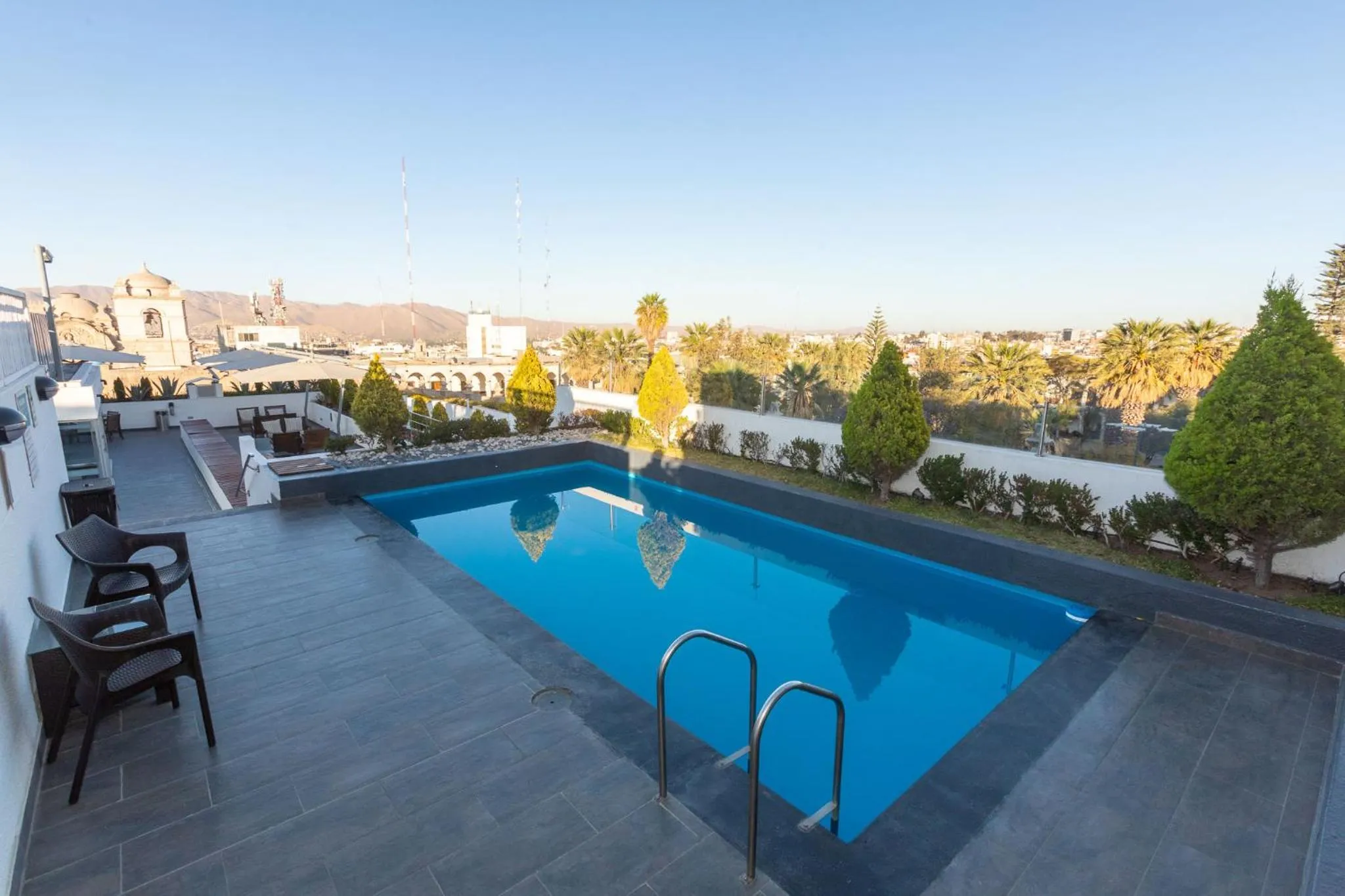 Swimming pool in Casa Andina Select Arequipa Plaza