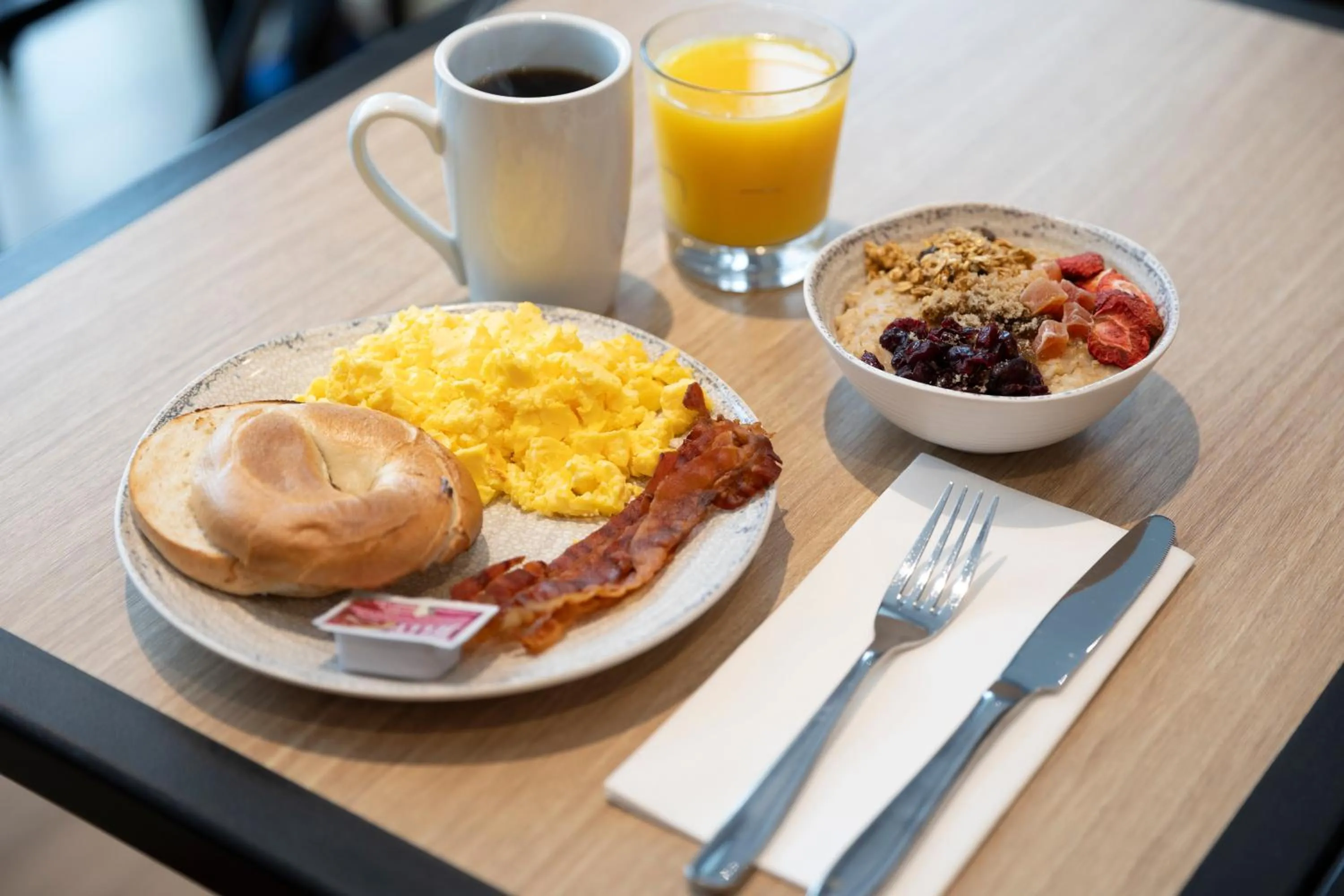 Breakfast in Courtyard Bristol
