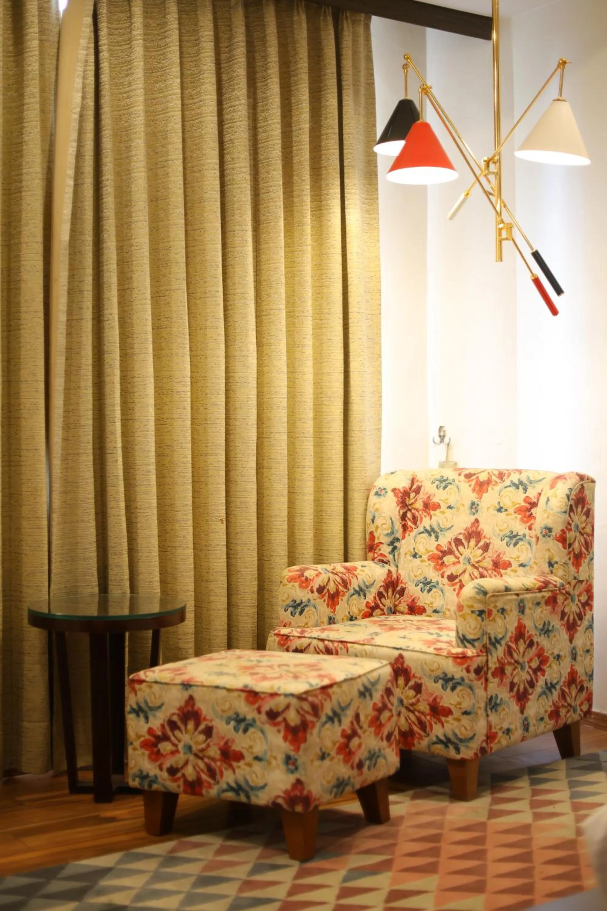 Seating area in Hotel Natraj Rishikesh