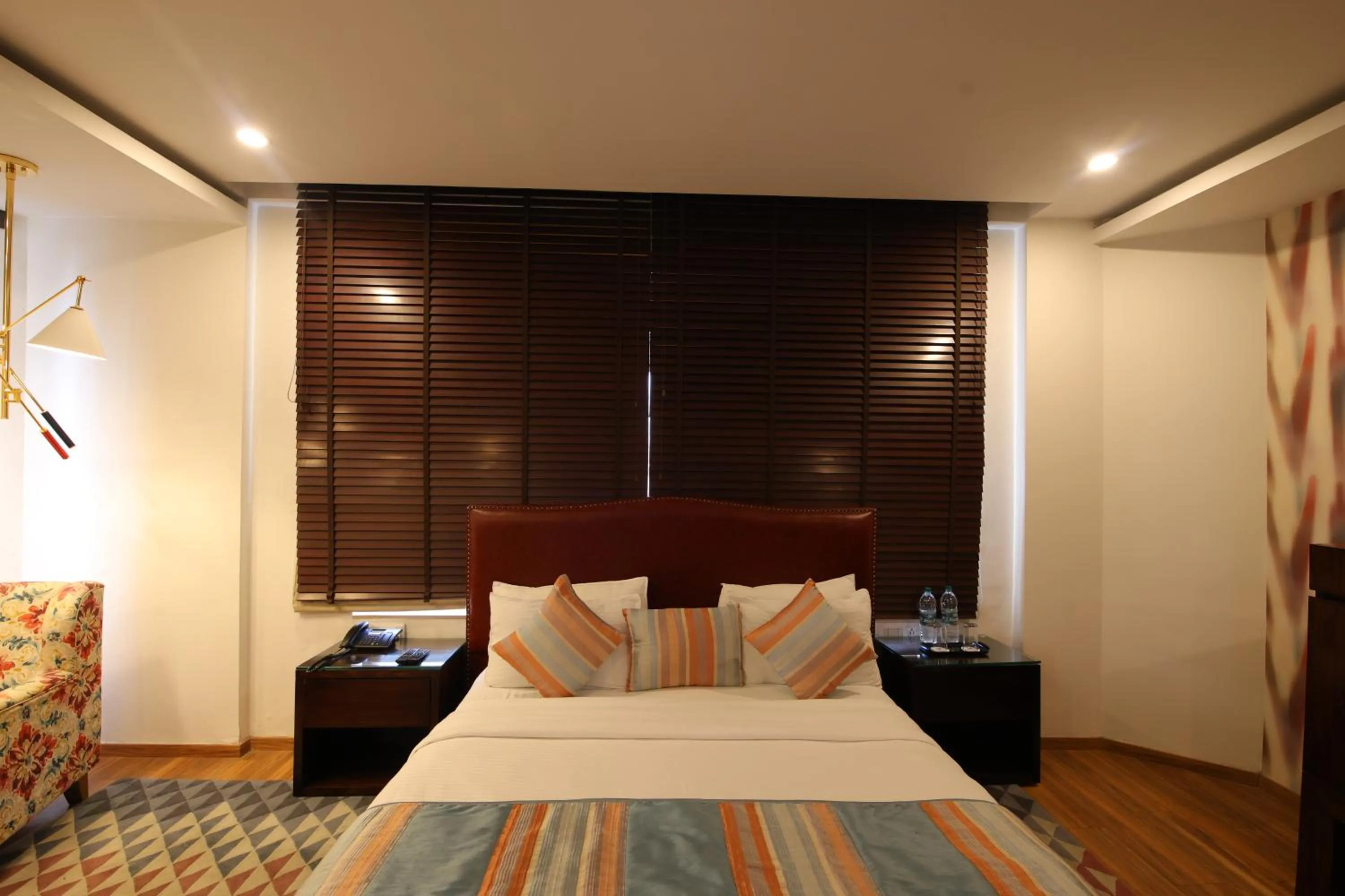 Bed in Hotel Natraj Rishikesh