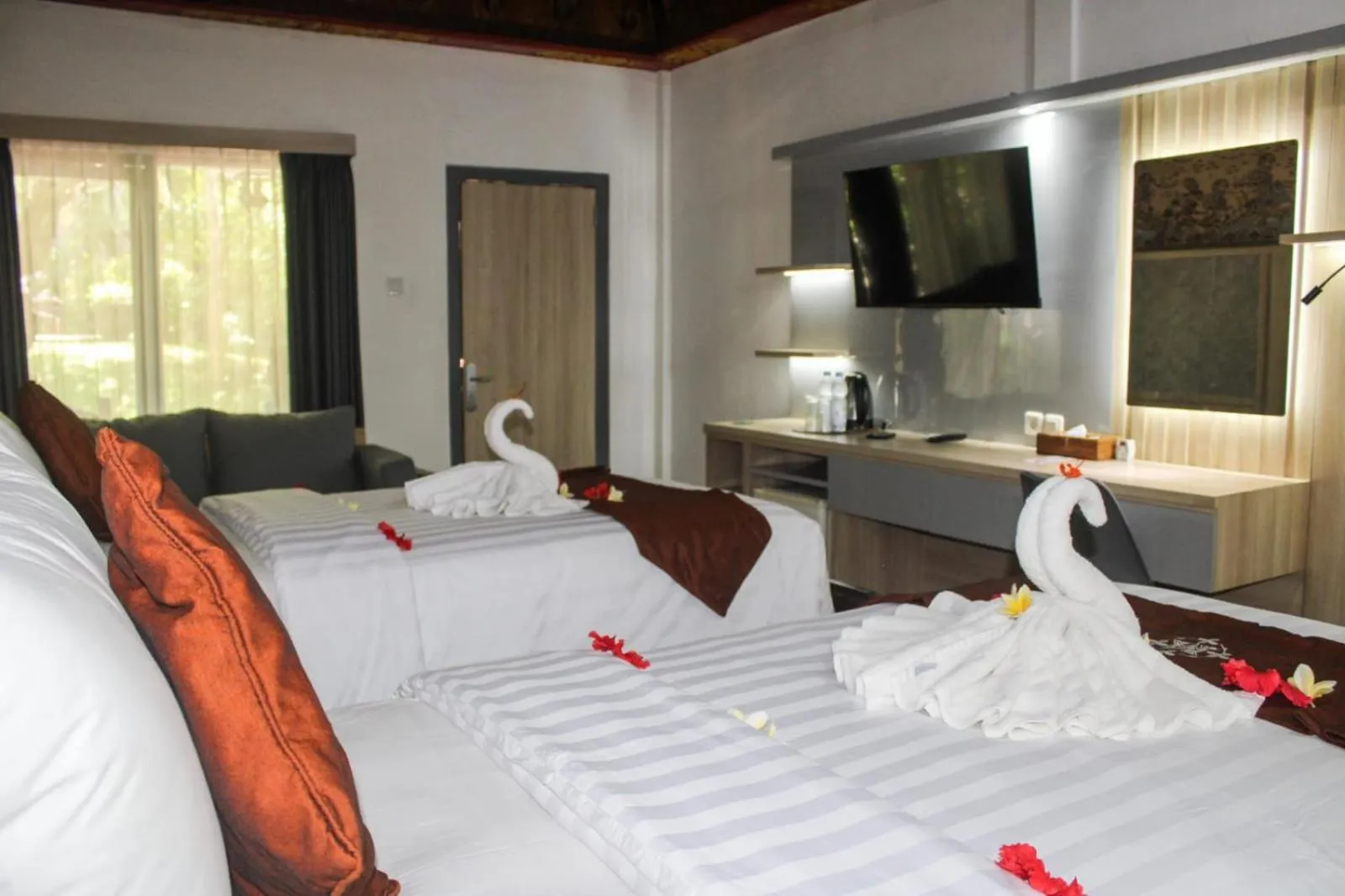 Bed in Melasti Kuta Beach Hotel & Spa