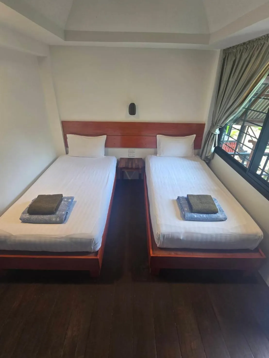 Bed in Green View Village Resort