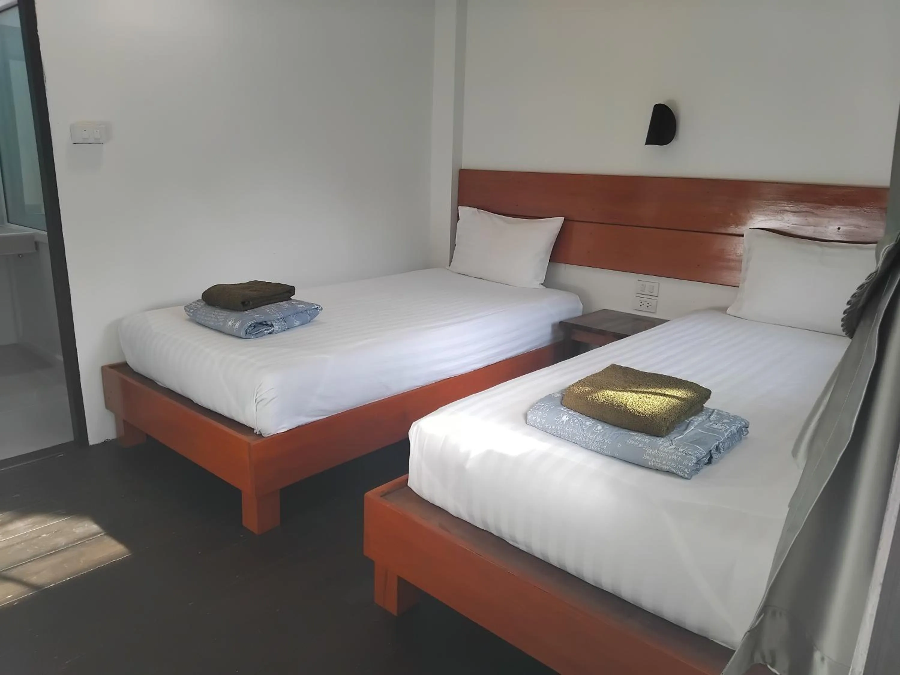 Bed in Green View Village Resort