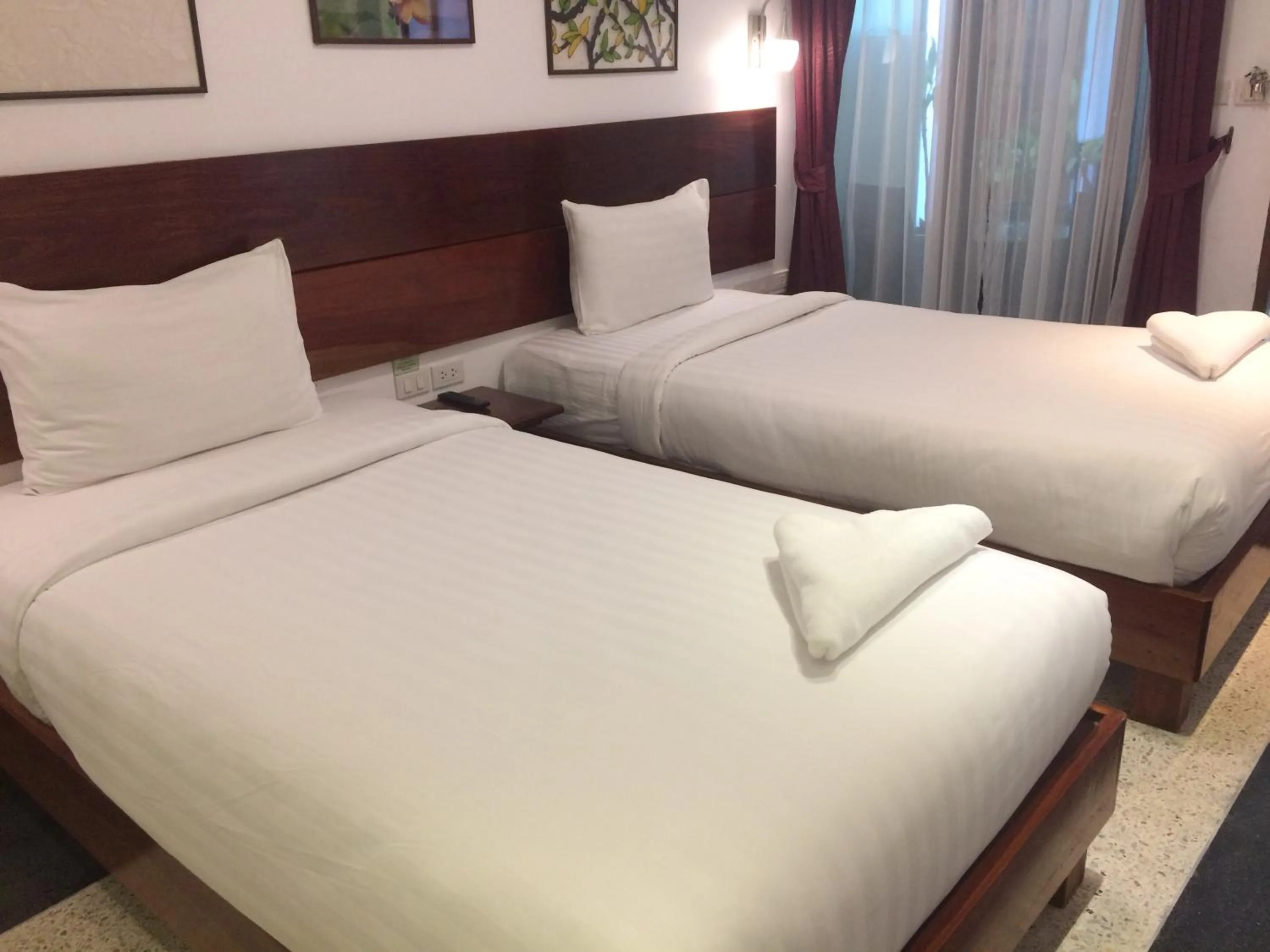 Bed in Green View Village Resort