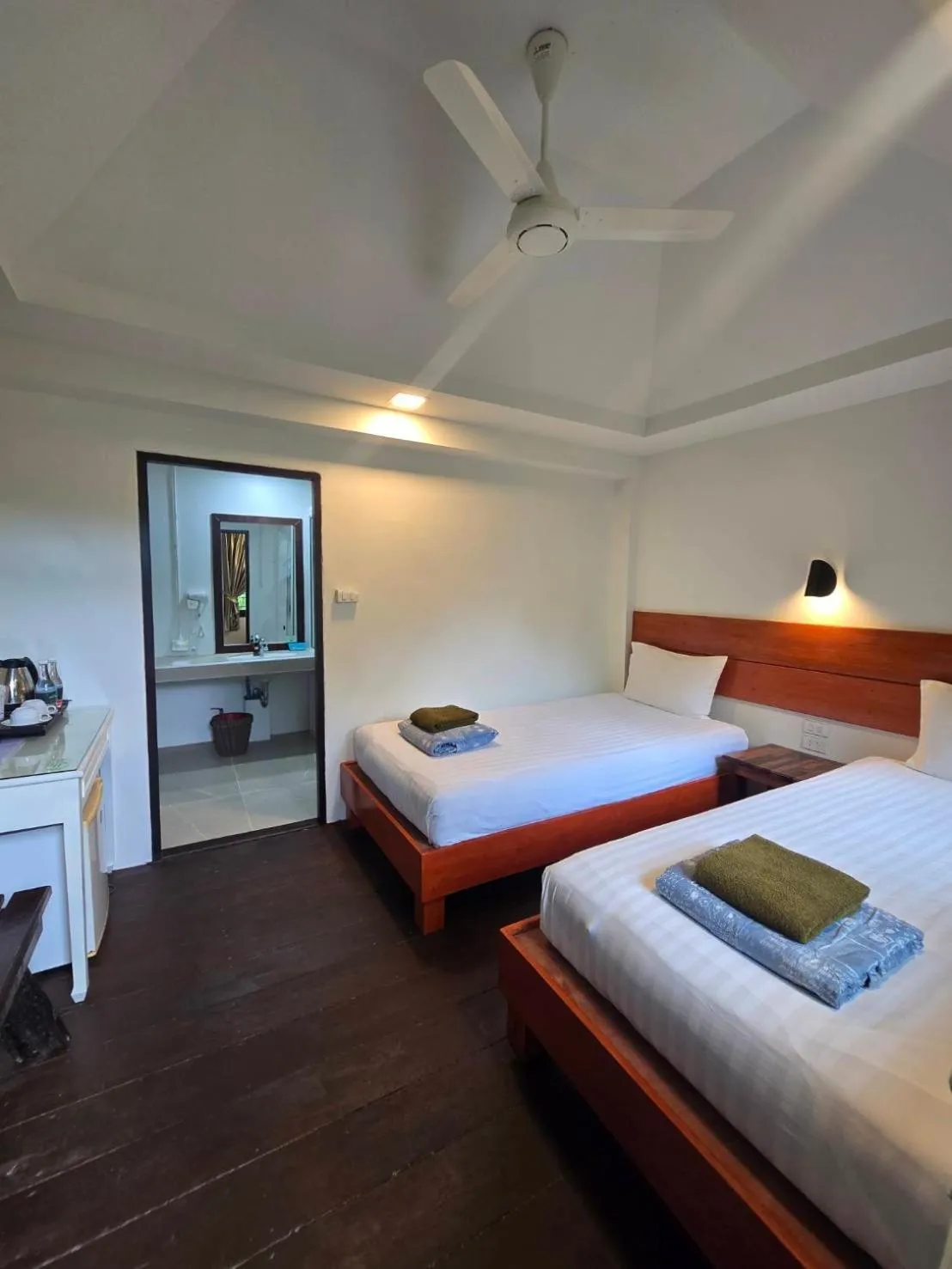 Bed in Green View Village Resort