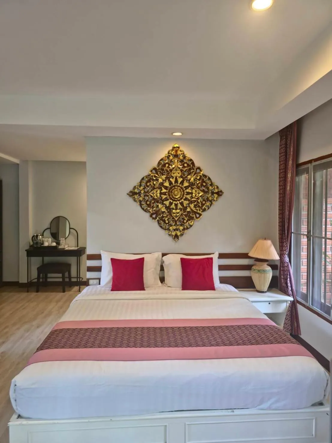 Bed in Green View Village Resort