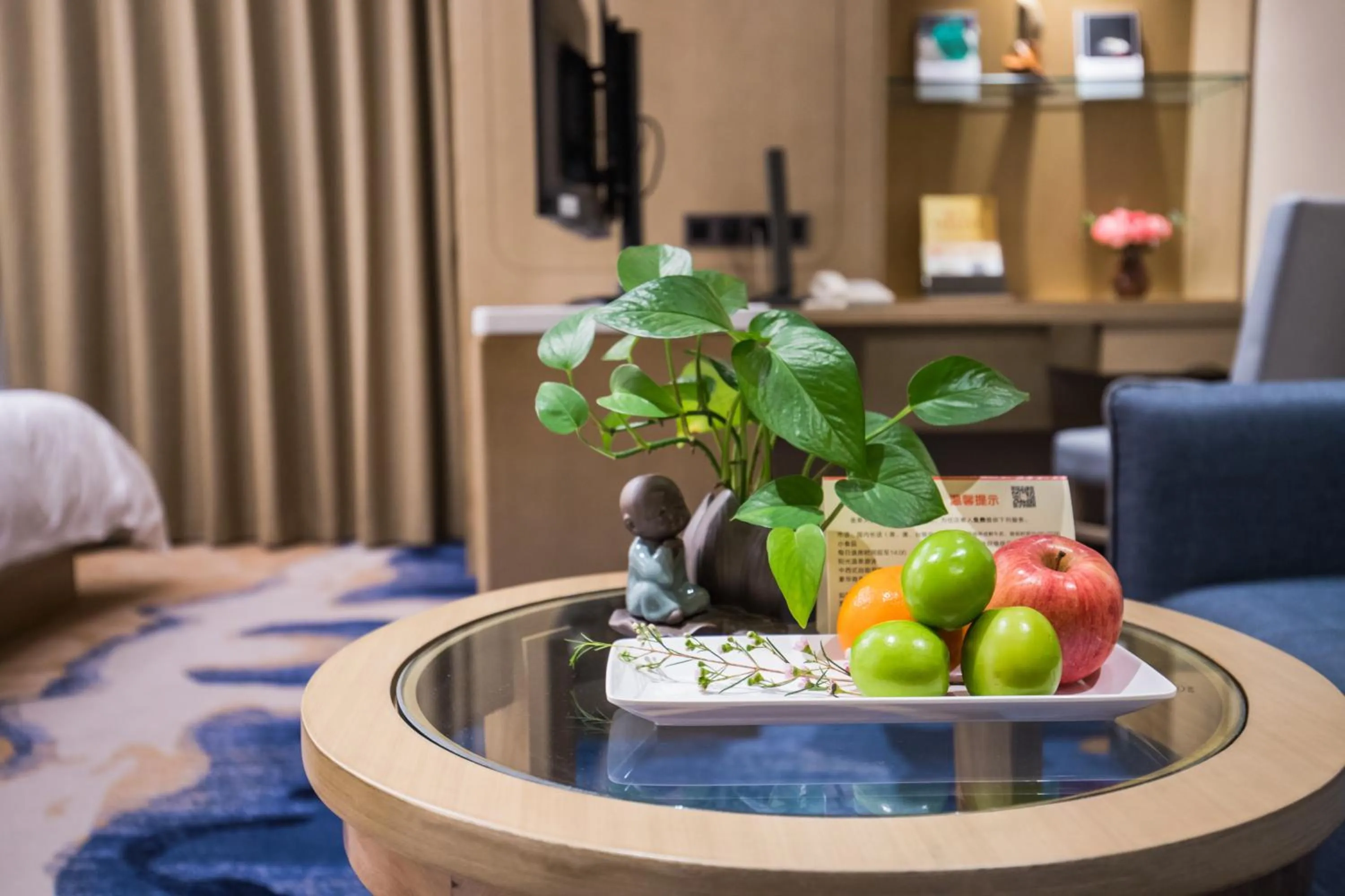 Bed in Kunming Golden Spring Hotel