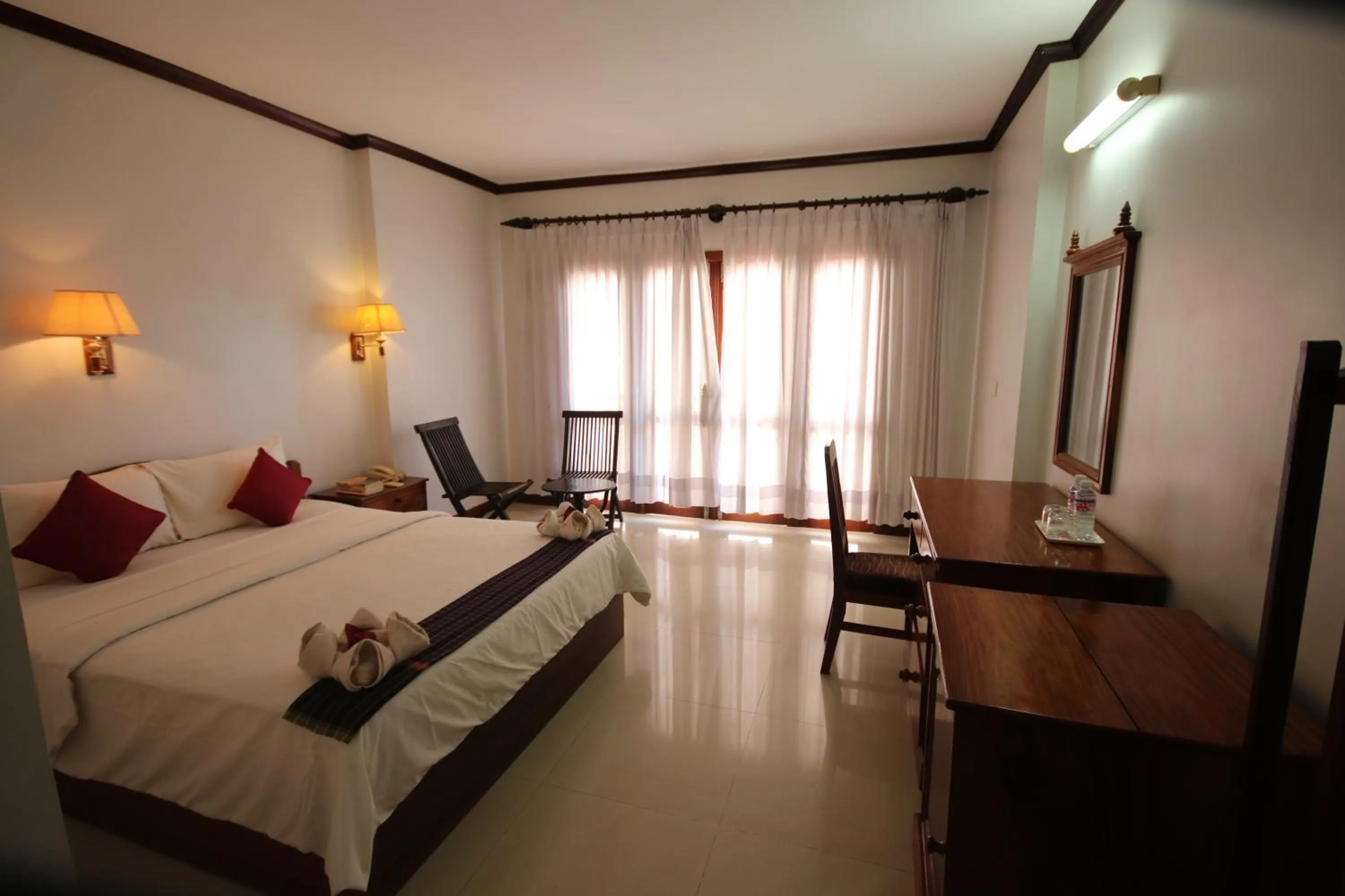 Bed in Mom's Guesthouse