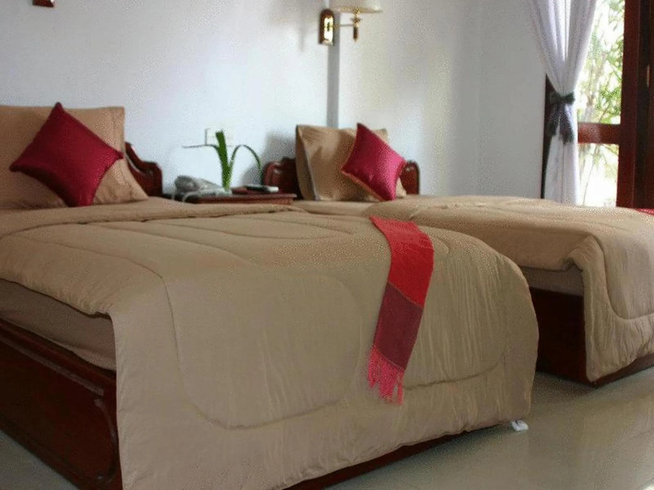 Bed in Mom's Guesthouse