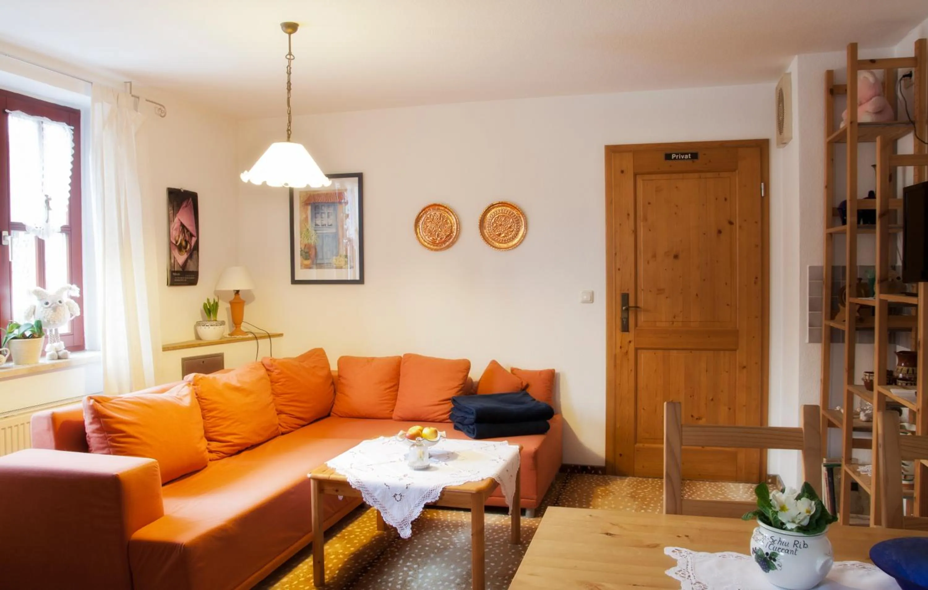 Living room in Frühstücks Pension Zum Postillion