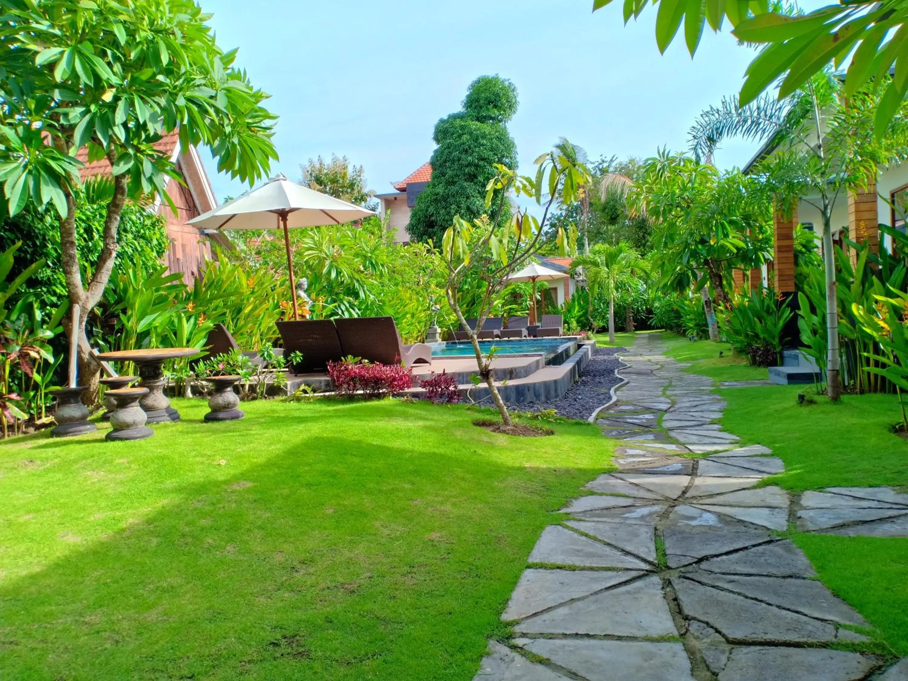 Garden in Singabu Bungalows