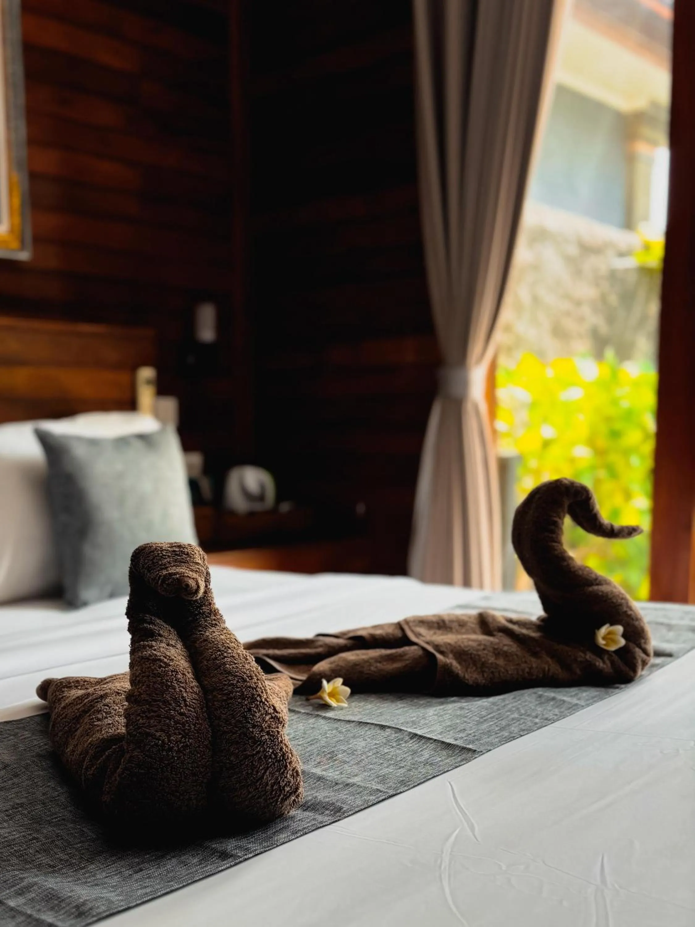 Bed in Singabu Bungalows