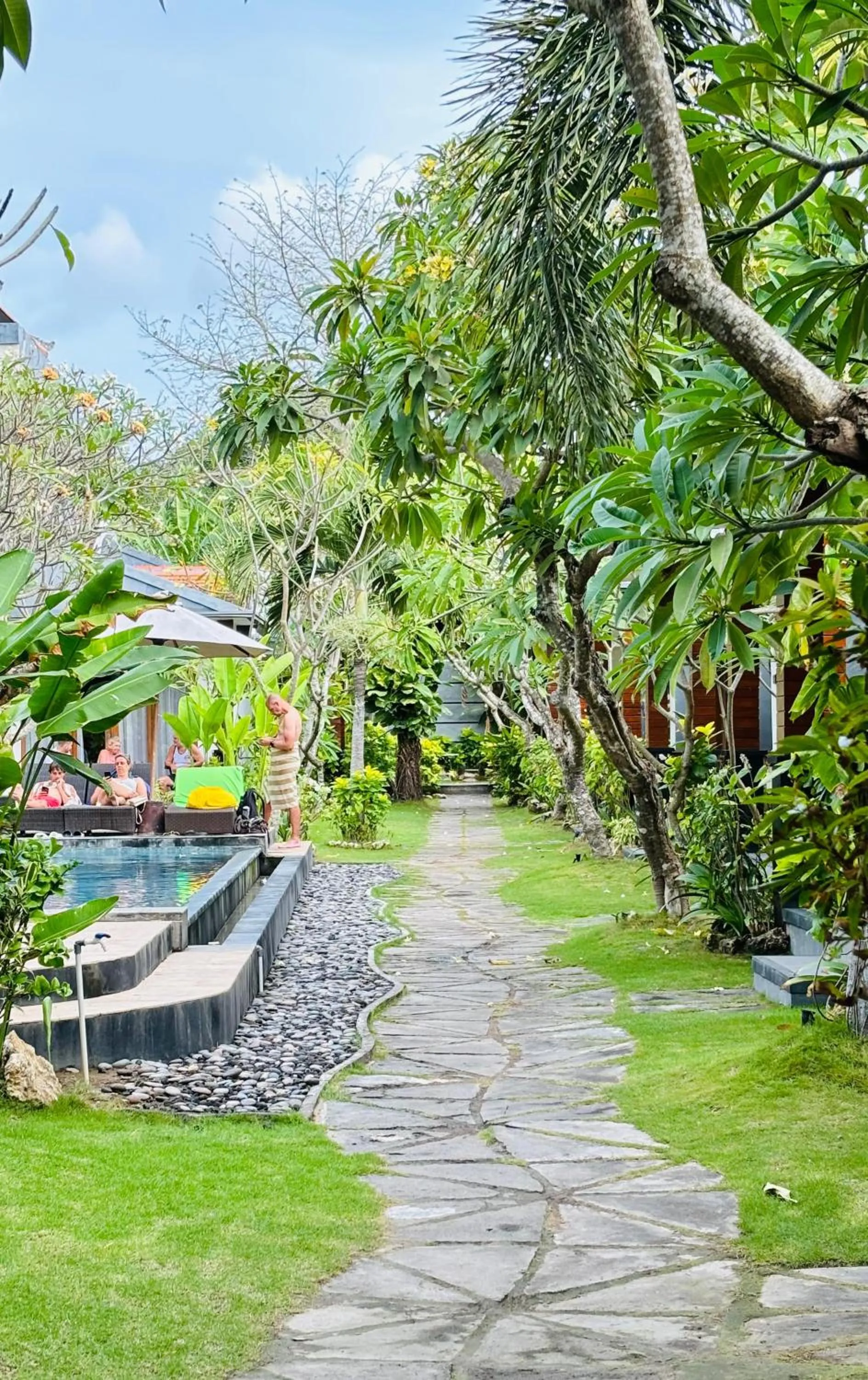 Garden view in Singabu Bungalows