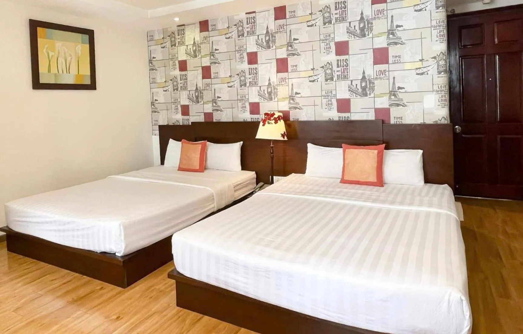 Bed in Little Brick Saigon Hotel