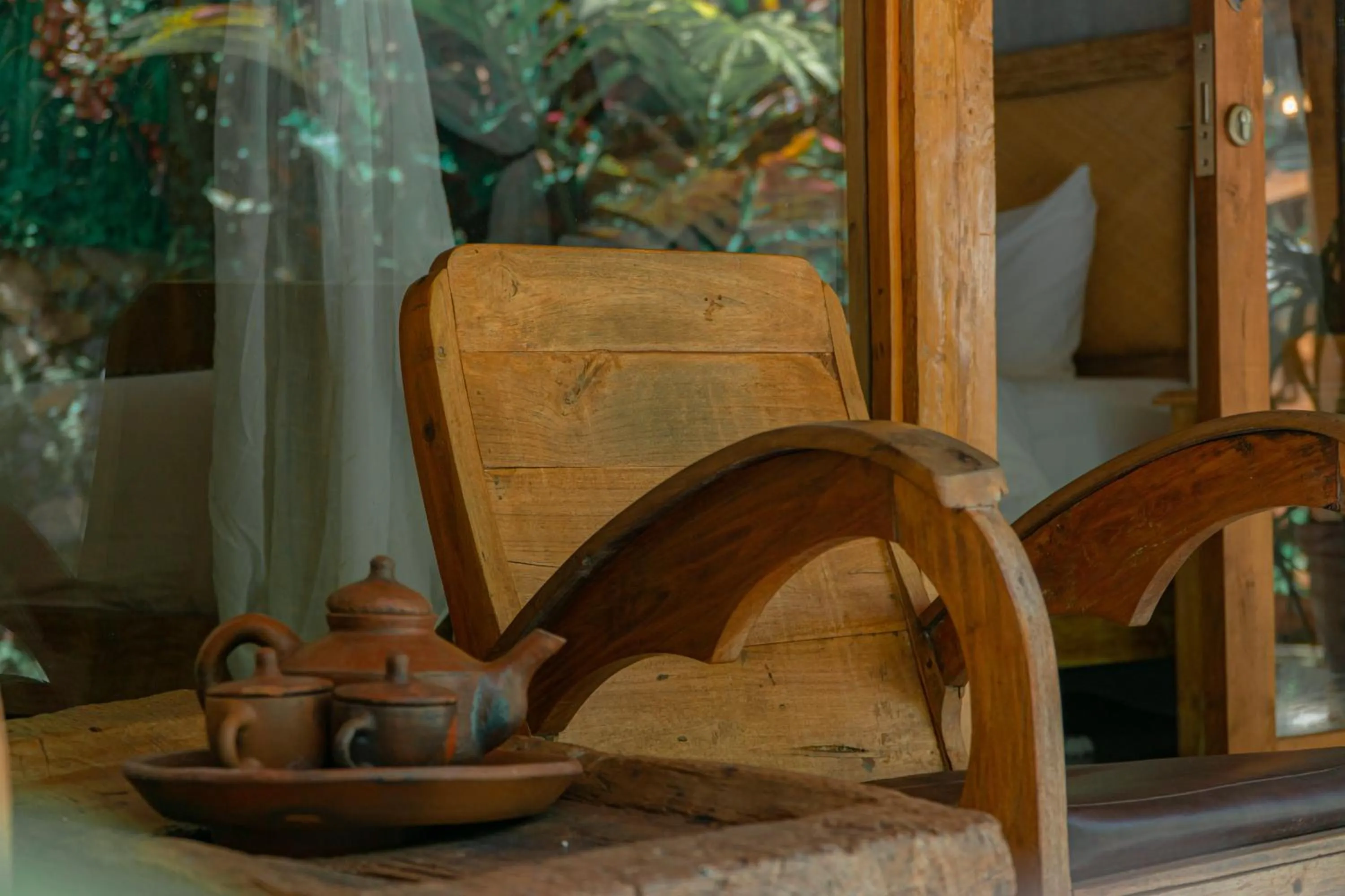Seating area in Umadhatu Resort by Amerta